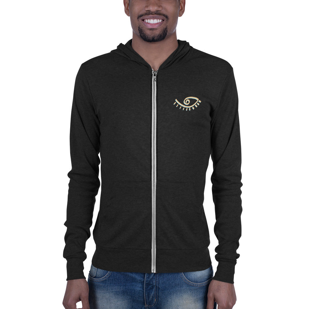 Higher Love Unisex zip hoodie