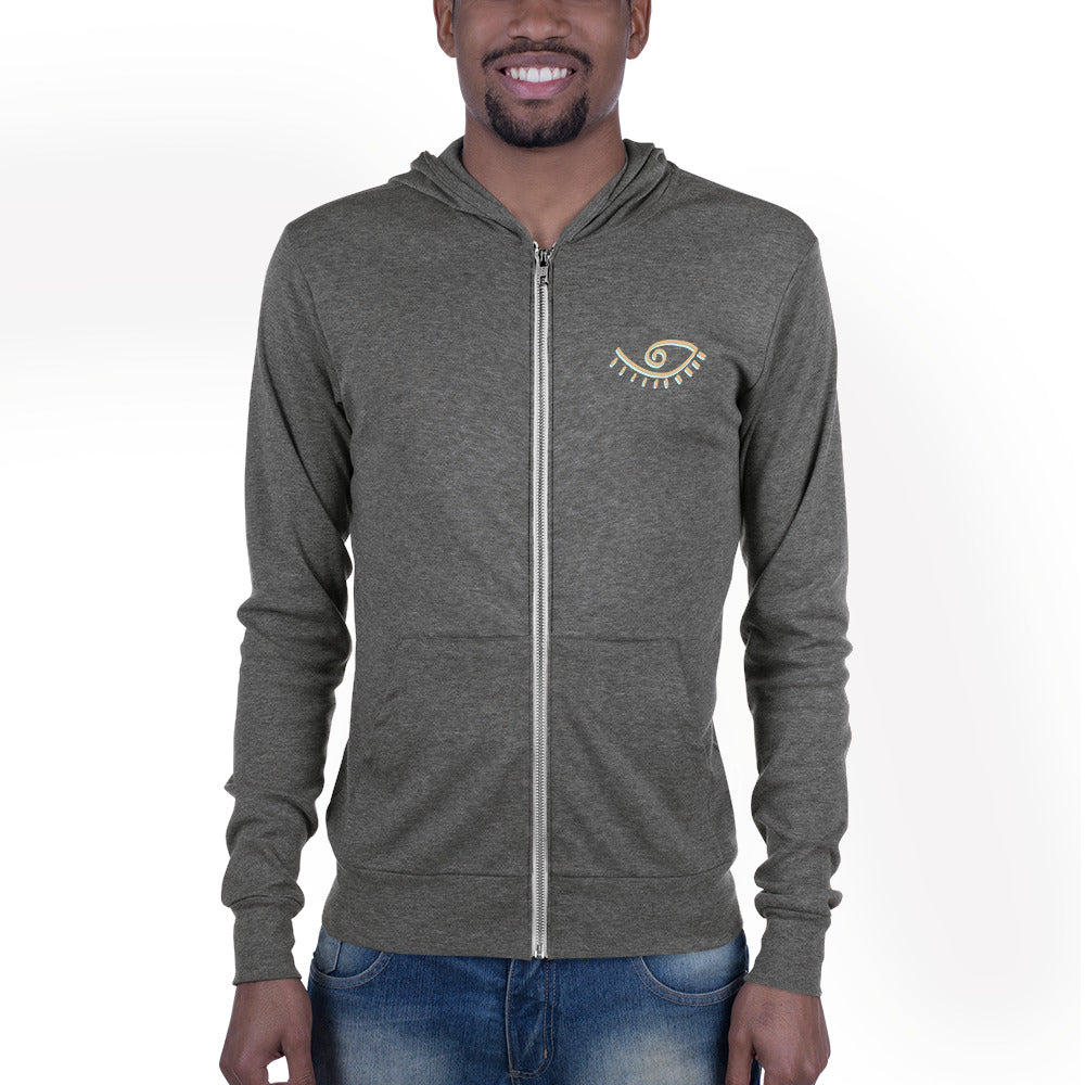 Higher Love Unisex zip hoodie