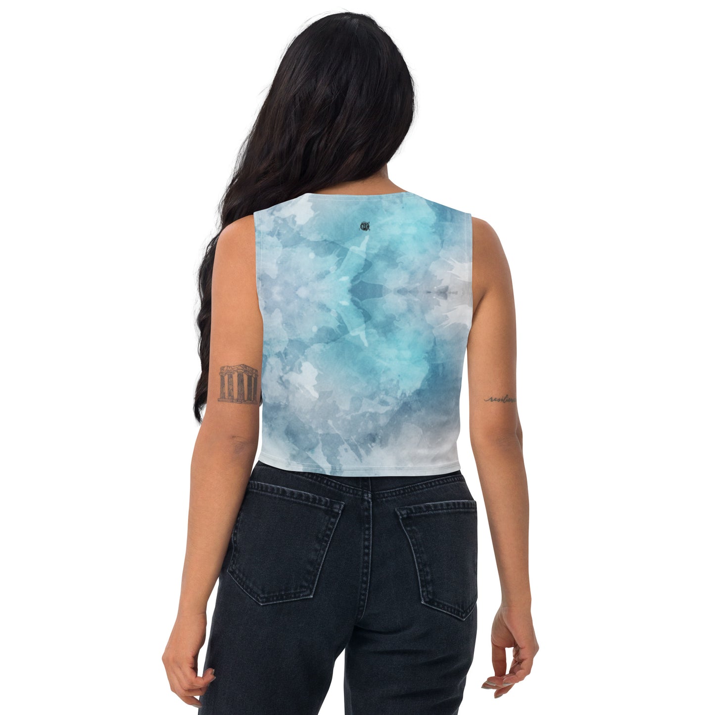To Dye For Sky Crop Top