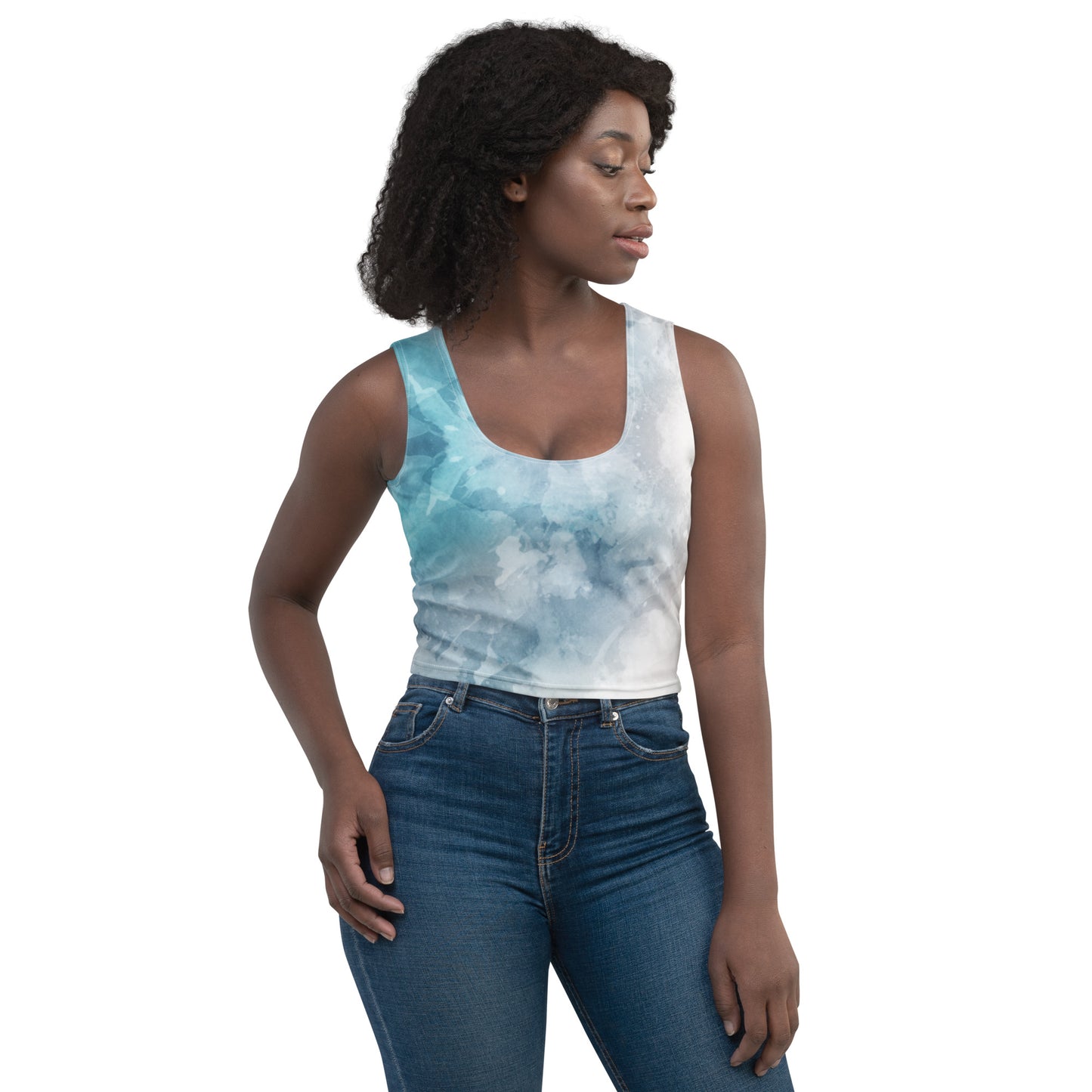 To Dye For Sky Crop Top