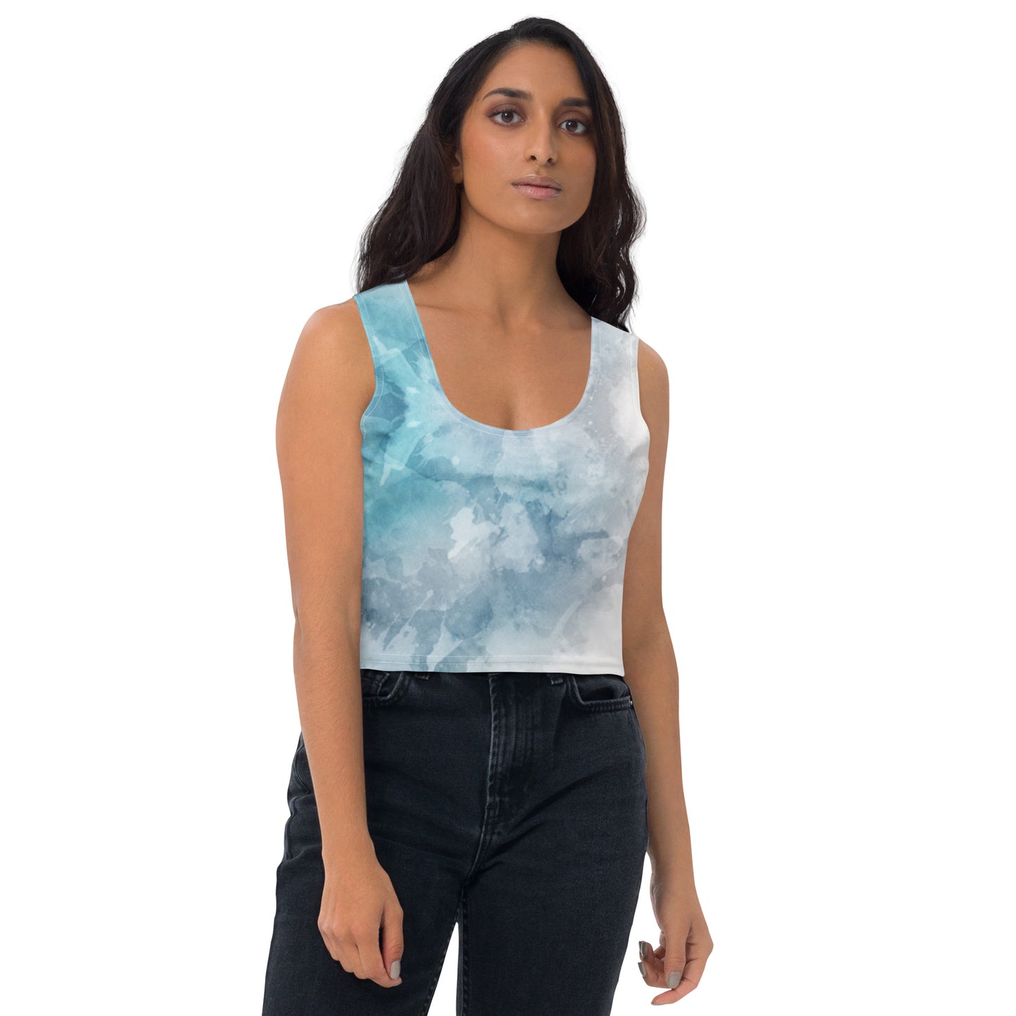 To Dye For Sky Crop Top