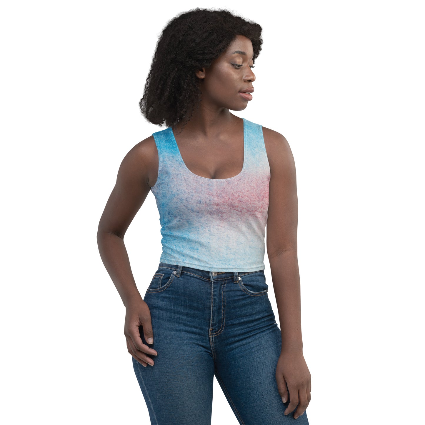To Dye For America Crop Top