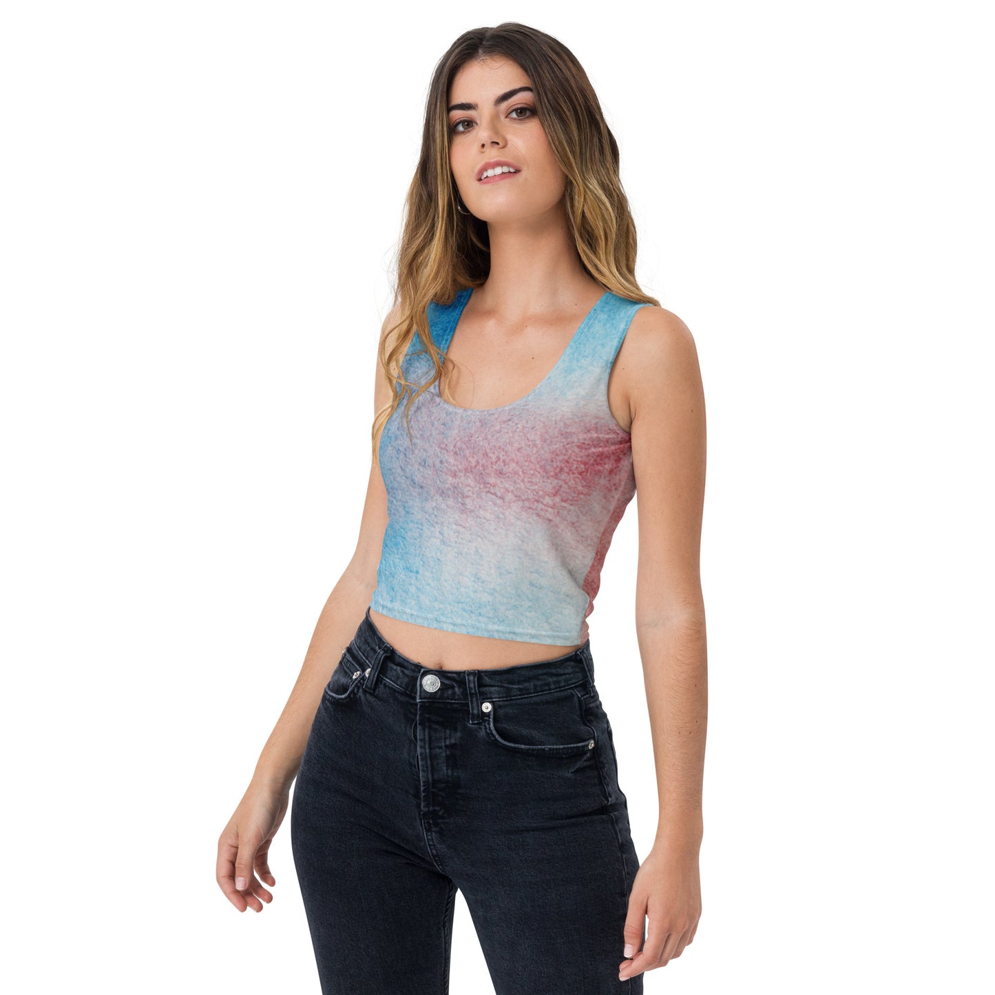 To Dye For America Crop Top