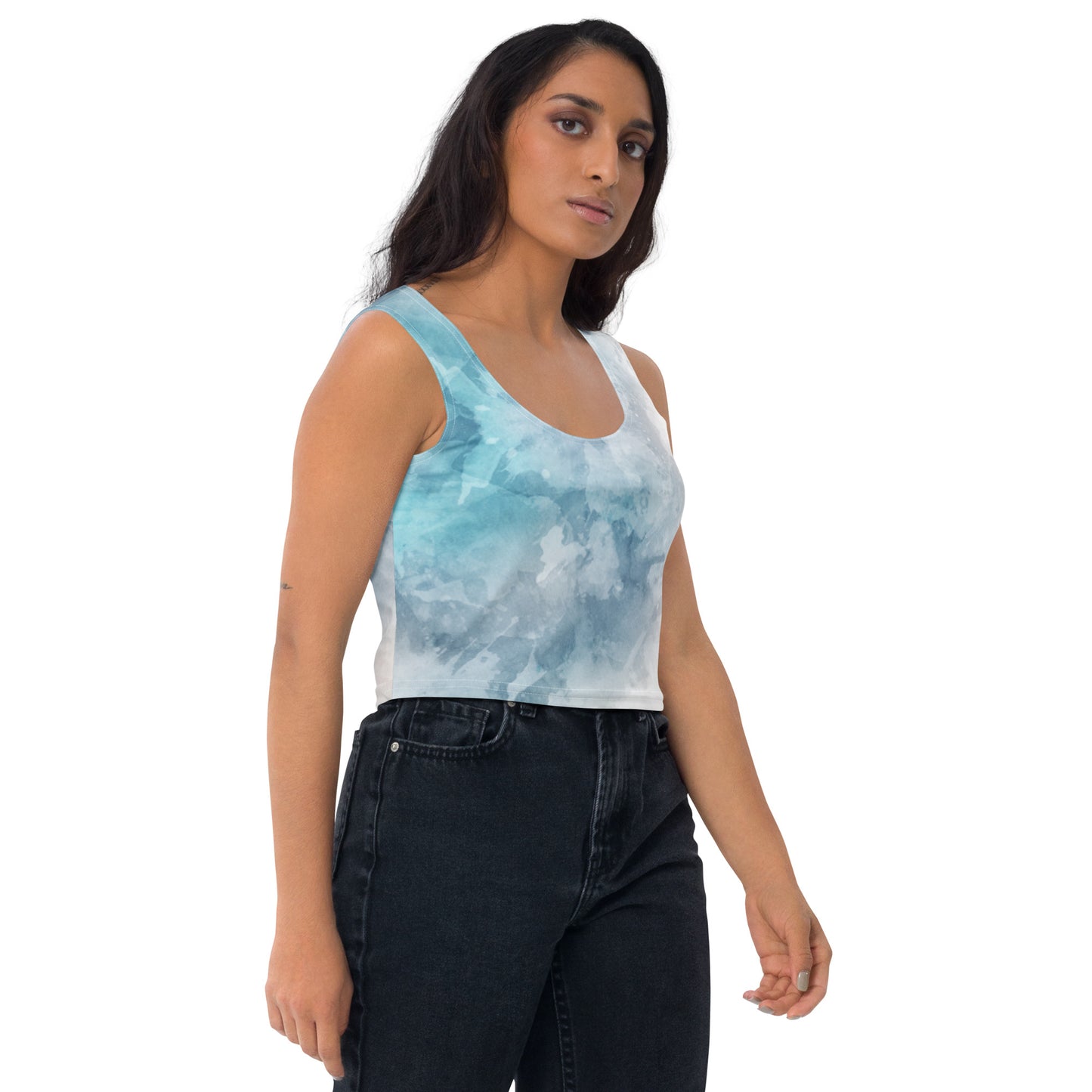 To Dye For Sky Crop Top