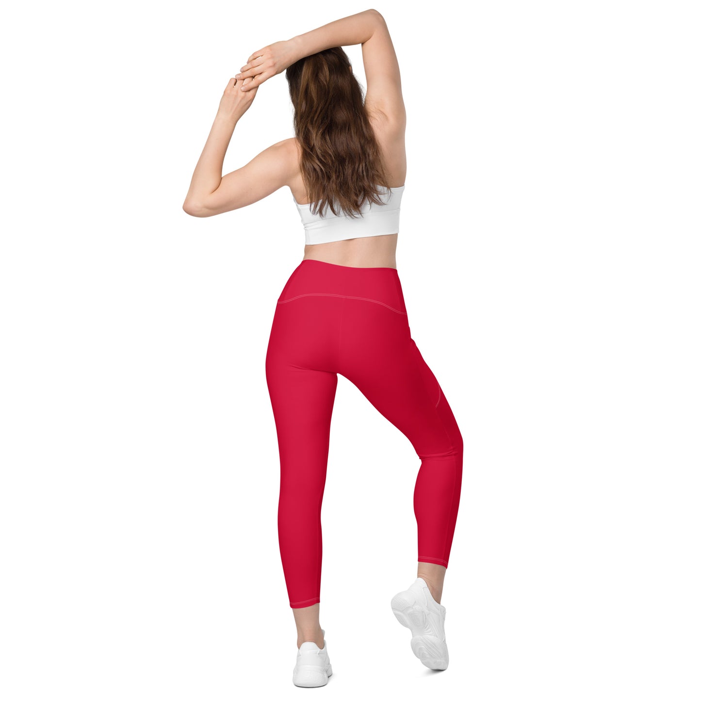 Magenta Leggings with pockets