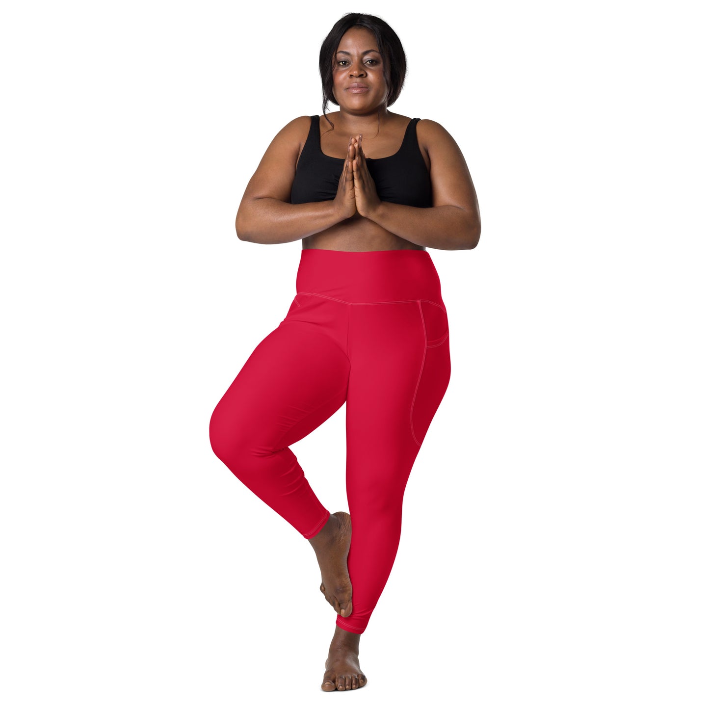 Magenta Leggings with pockets