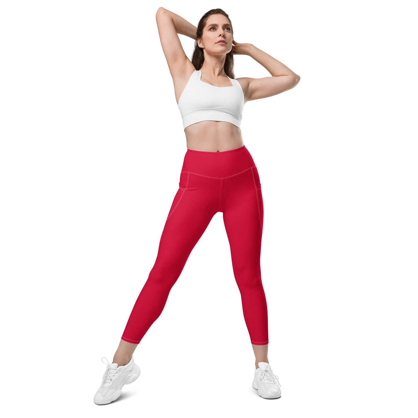 Magenta Leggings with pockets