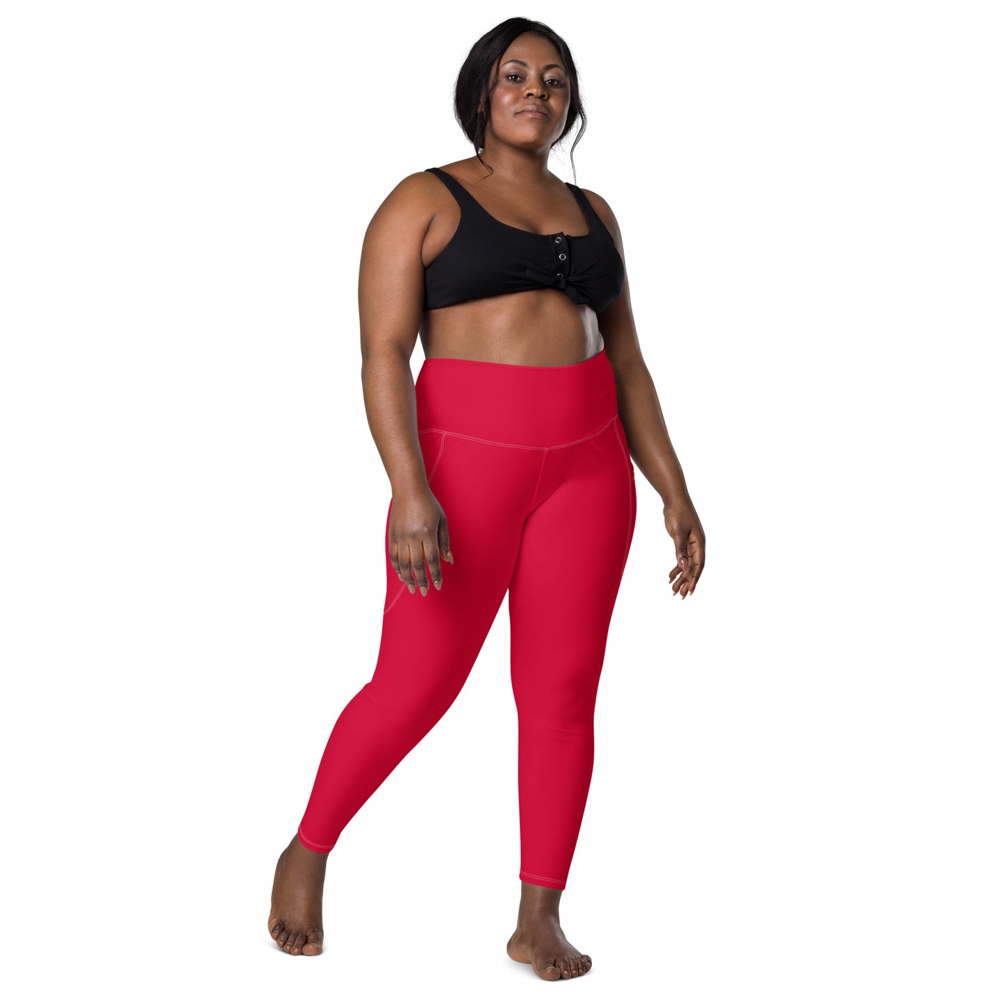 Magenta Leggings with pockets