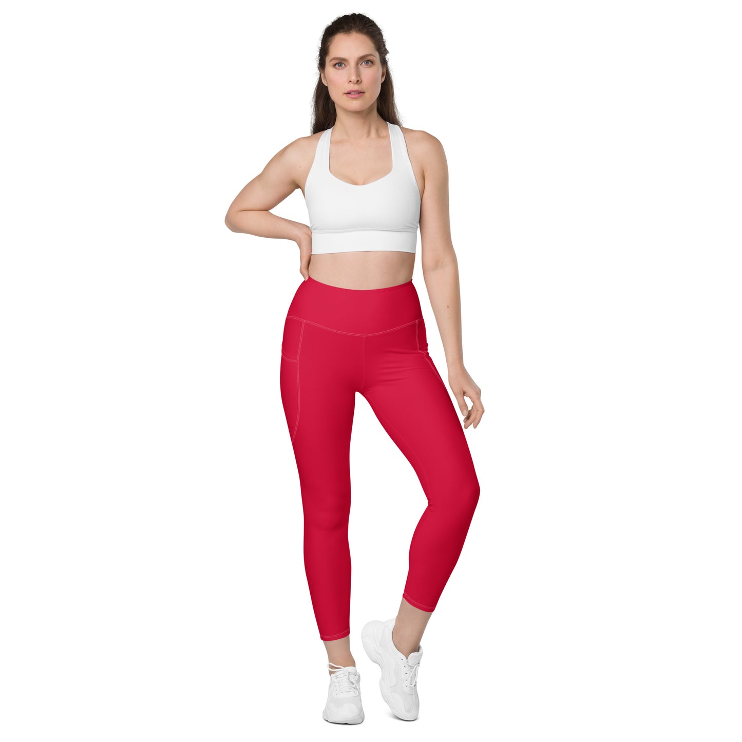 Magenta Leggings with pockets