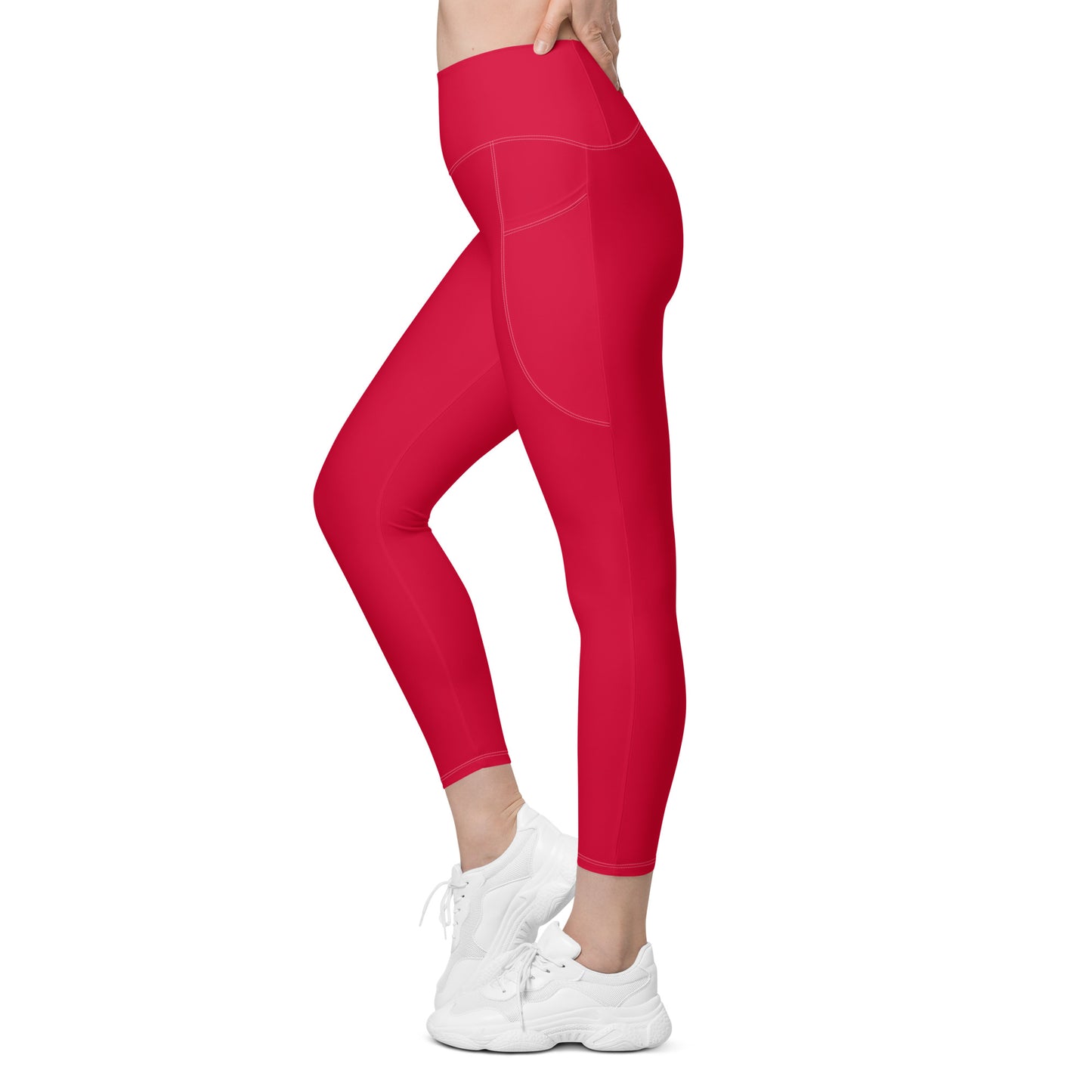 Magenta Leggings with pockets