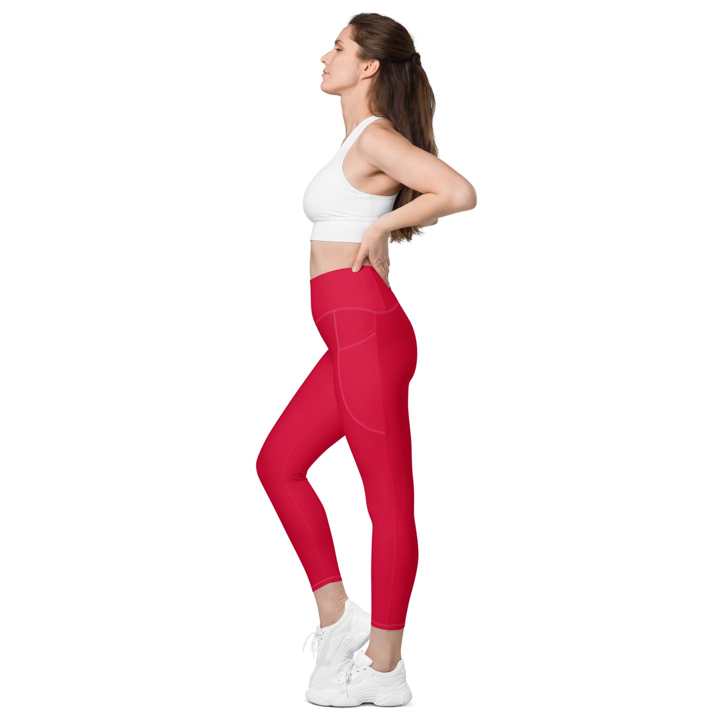 Magenta Leggings with pockets