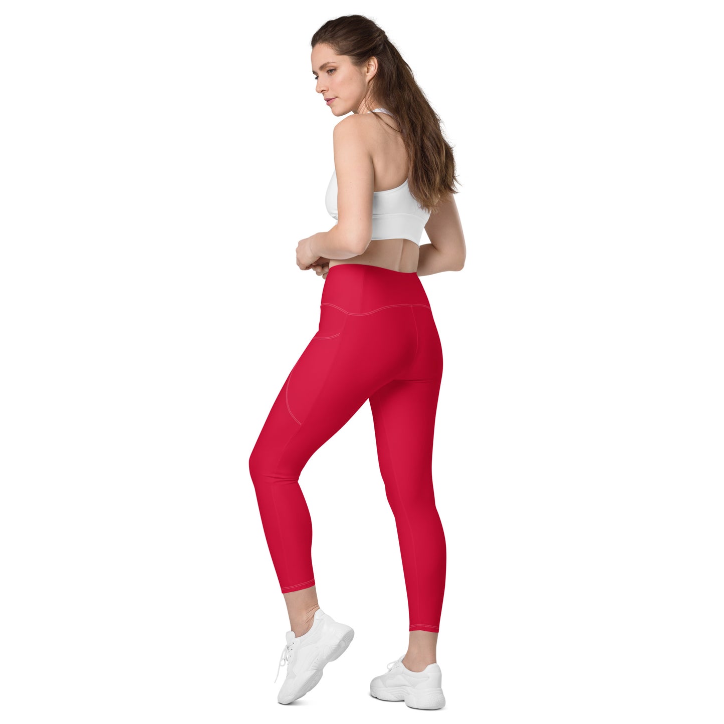 Magenta Leggings with pockets