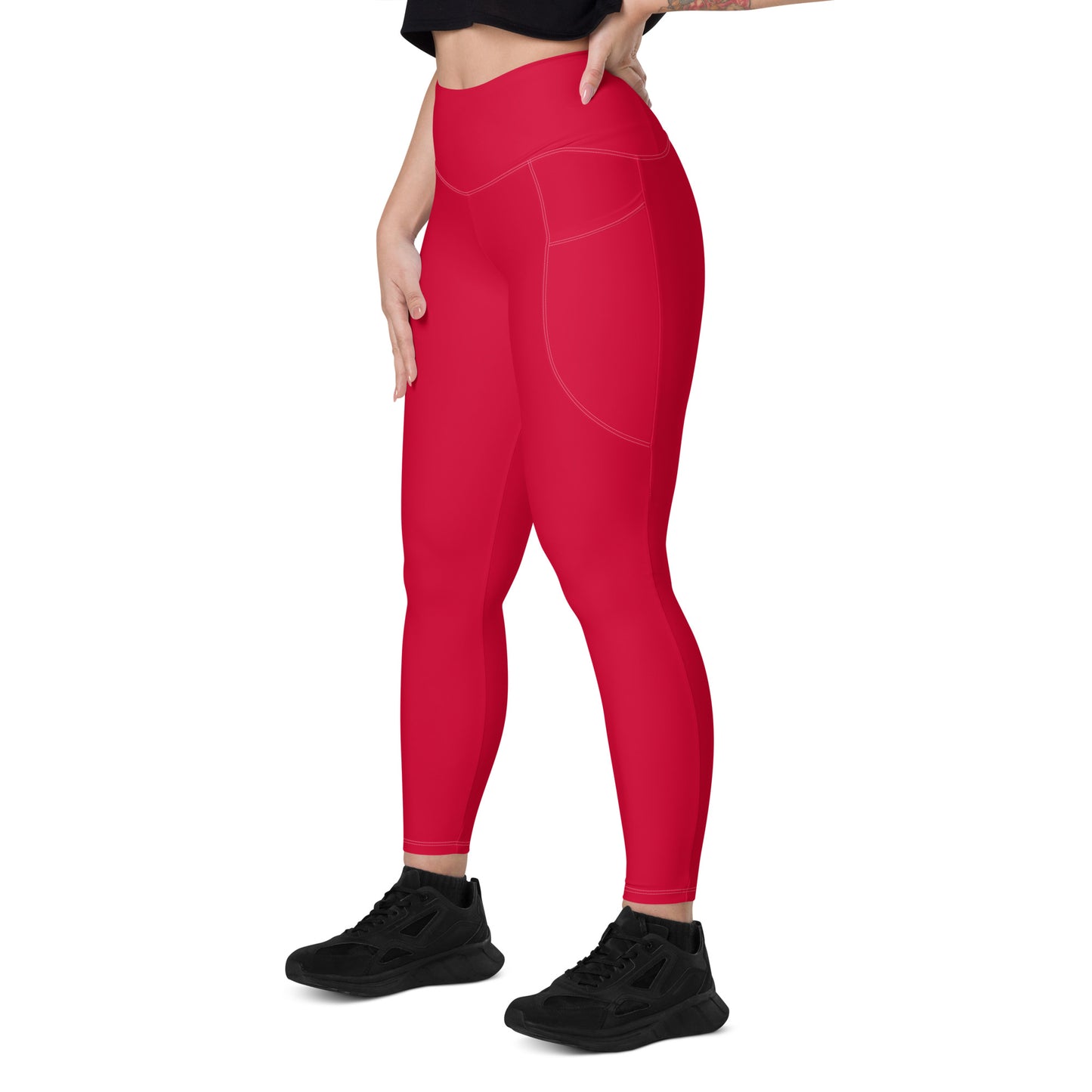 Magenta Leggings with pockets
