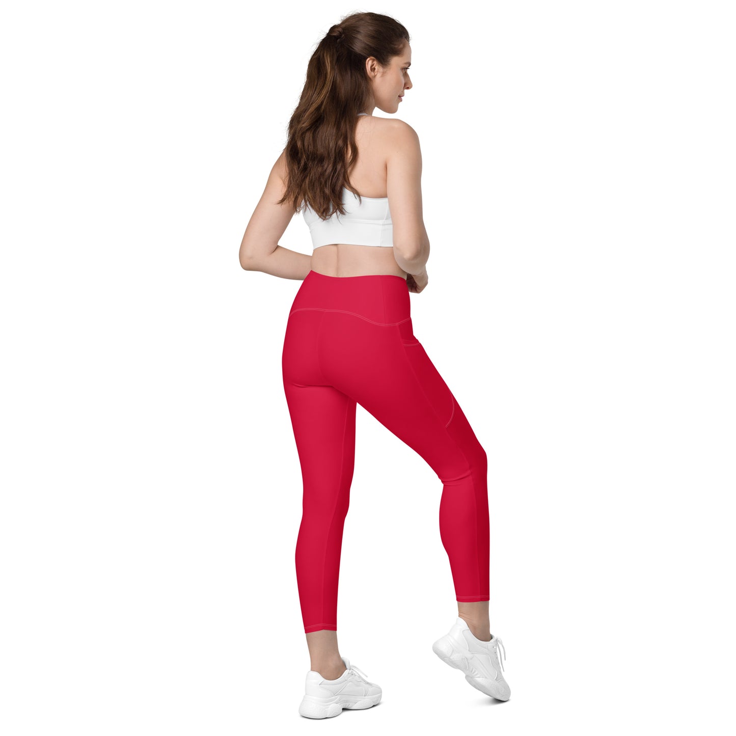 Magenta Leggings with pockets