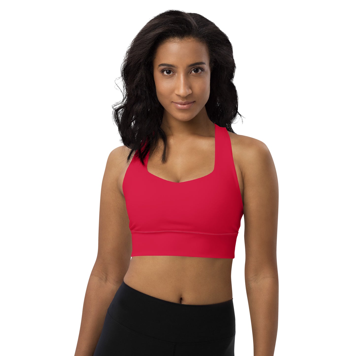 Magenta Seamless sports bra