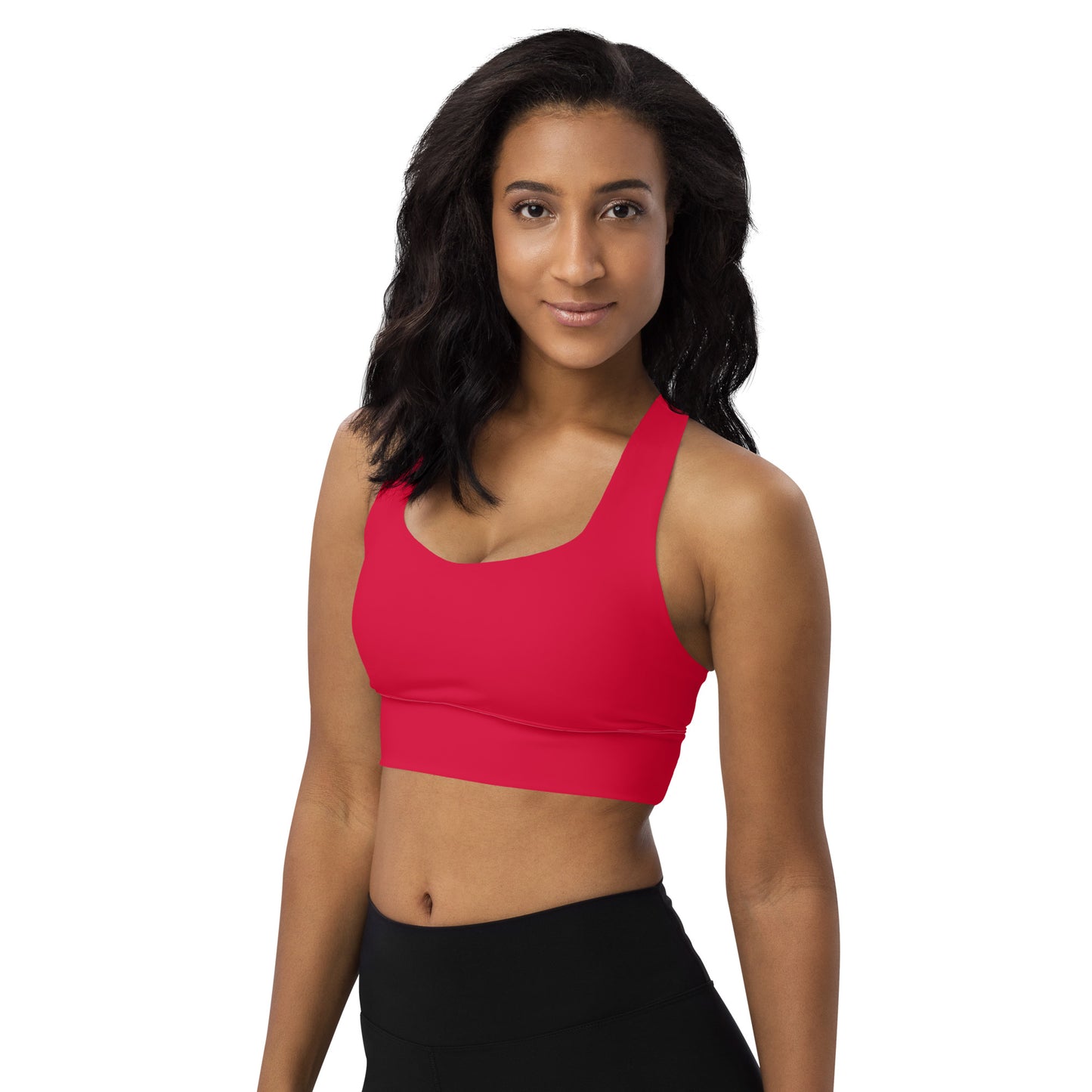 Magenta Seamless sports bra