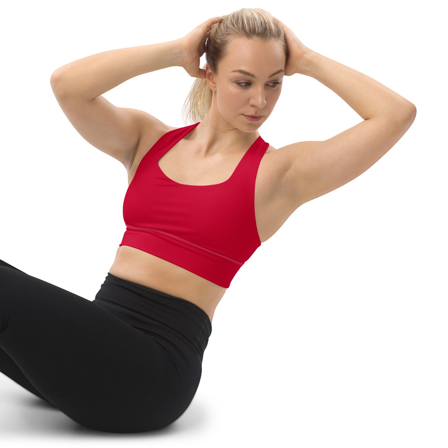Magenta Seamless sports bra