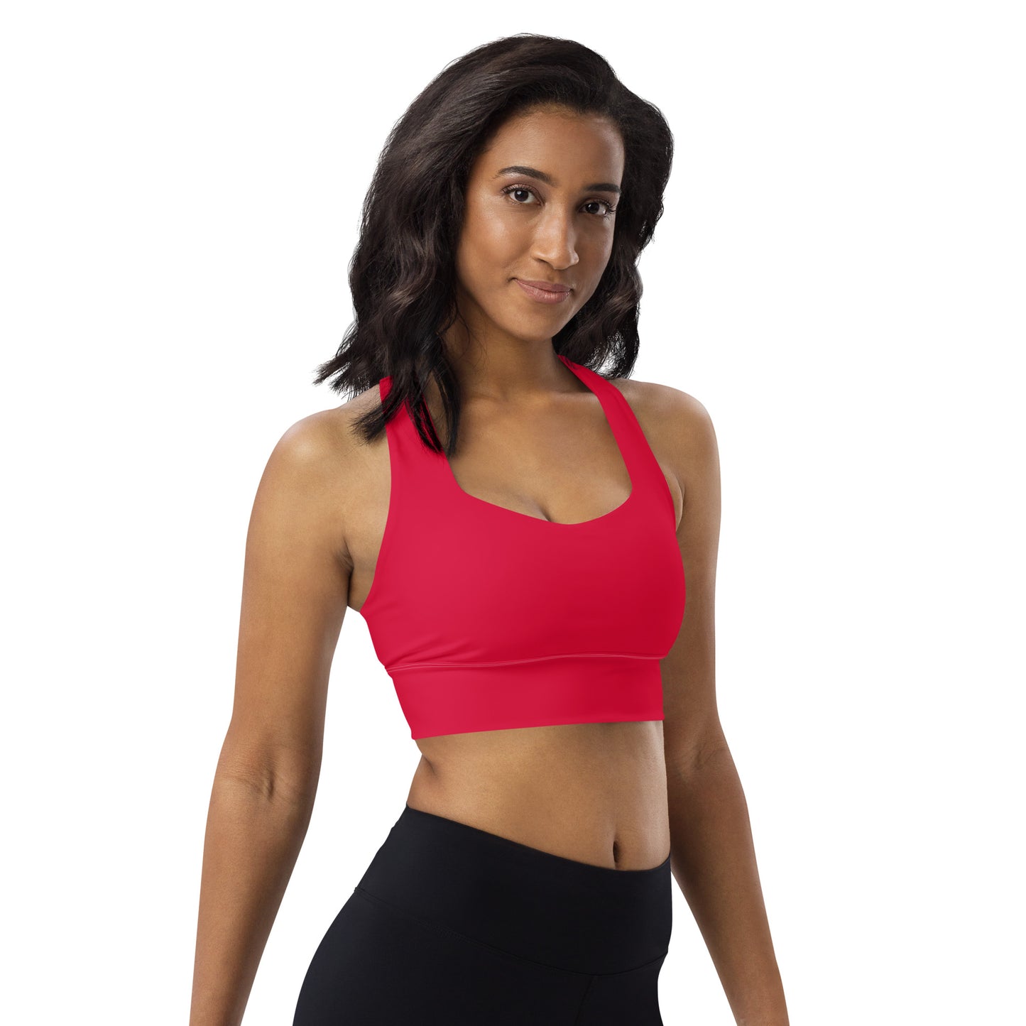 Magenta Seamless sports bra