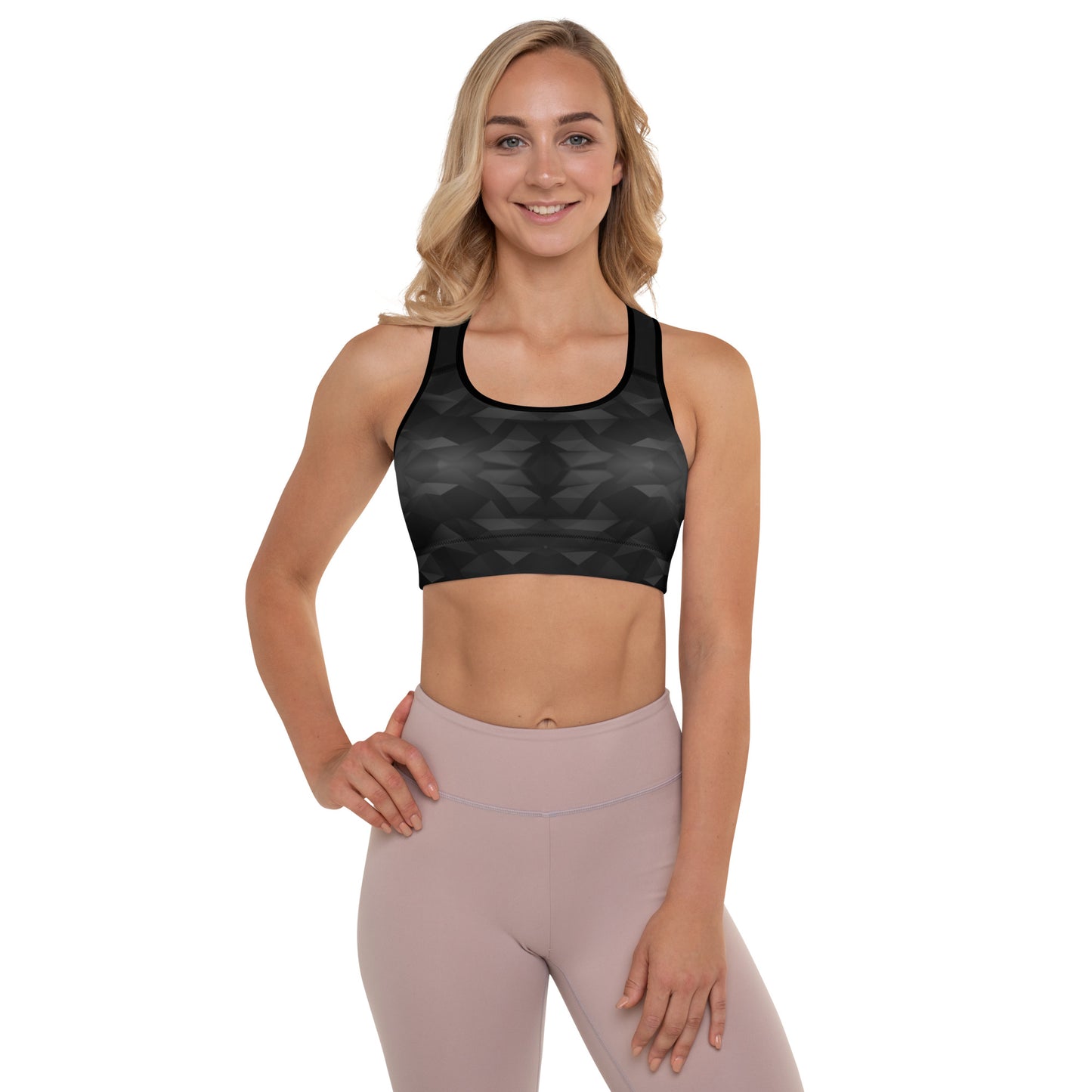 Ebony Padded Sports Bra