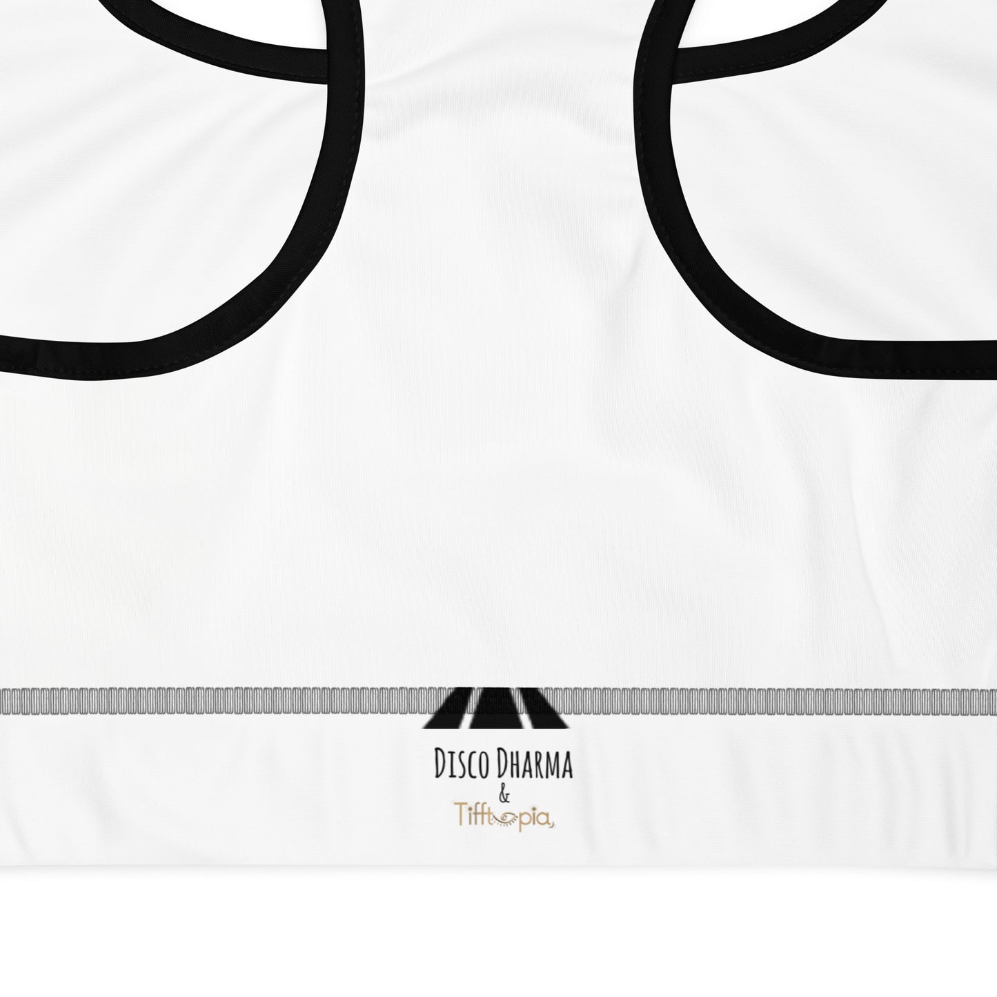 Diamond Wht Padded Sports Bra