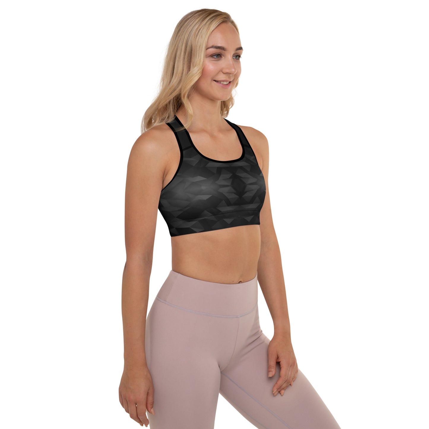Ebony Padded Sports Bra