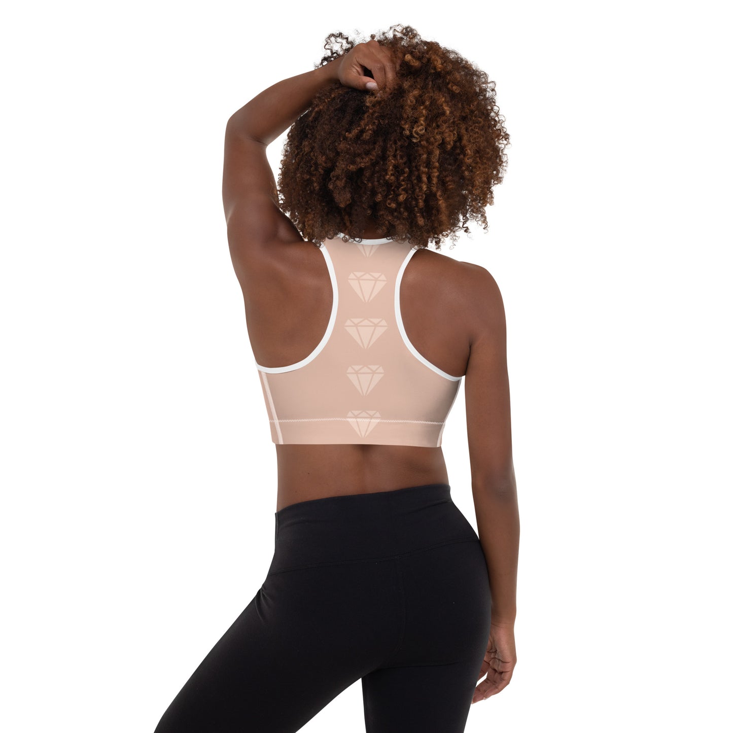 Tifftopia Diamond Sand Padded Sports Bra