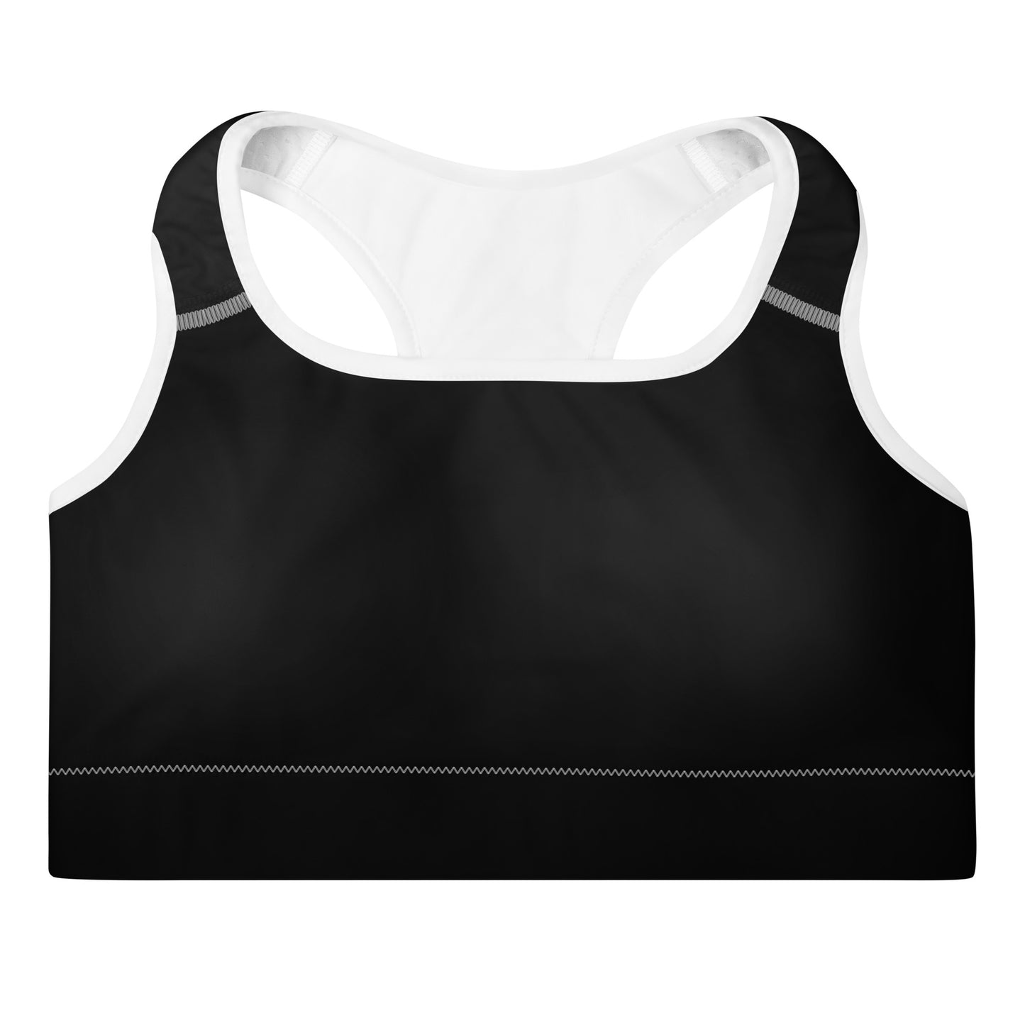 Diamond Blk Padded Sports Bra