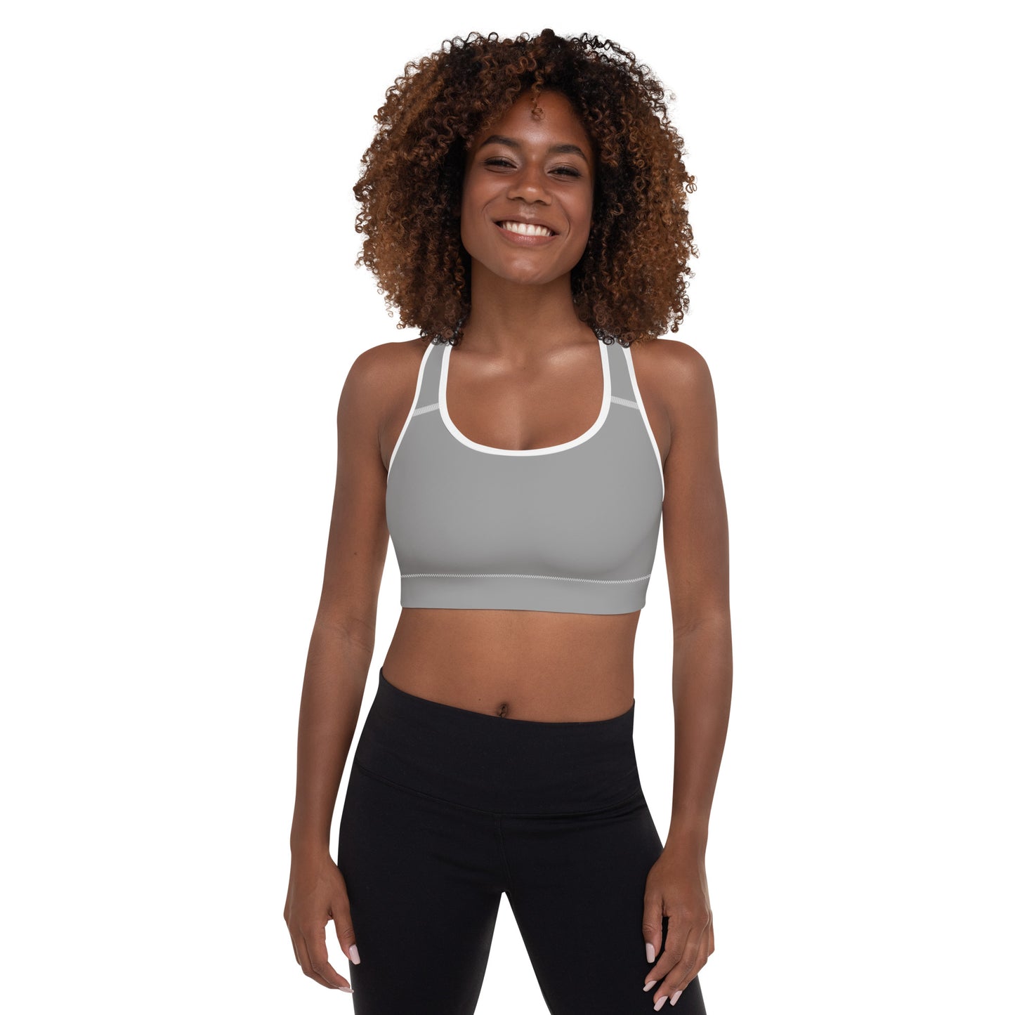 Diamond Smoke Padded Sports Bra