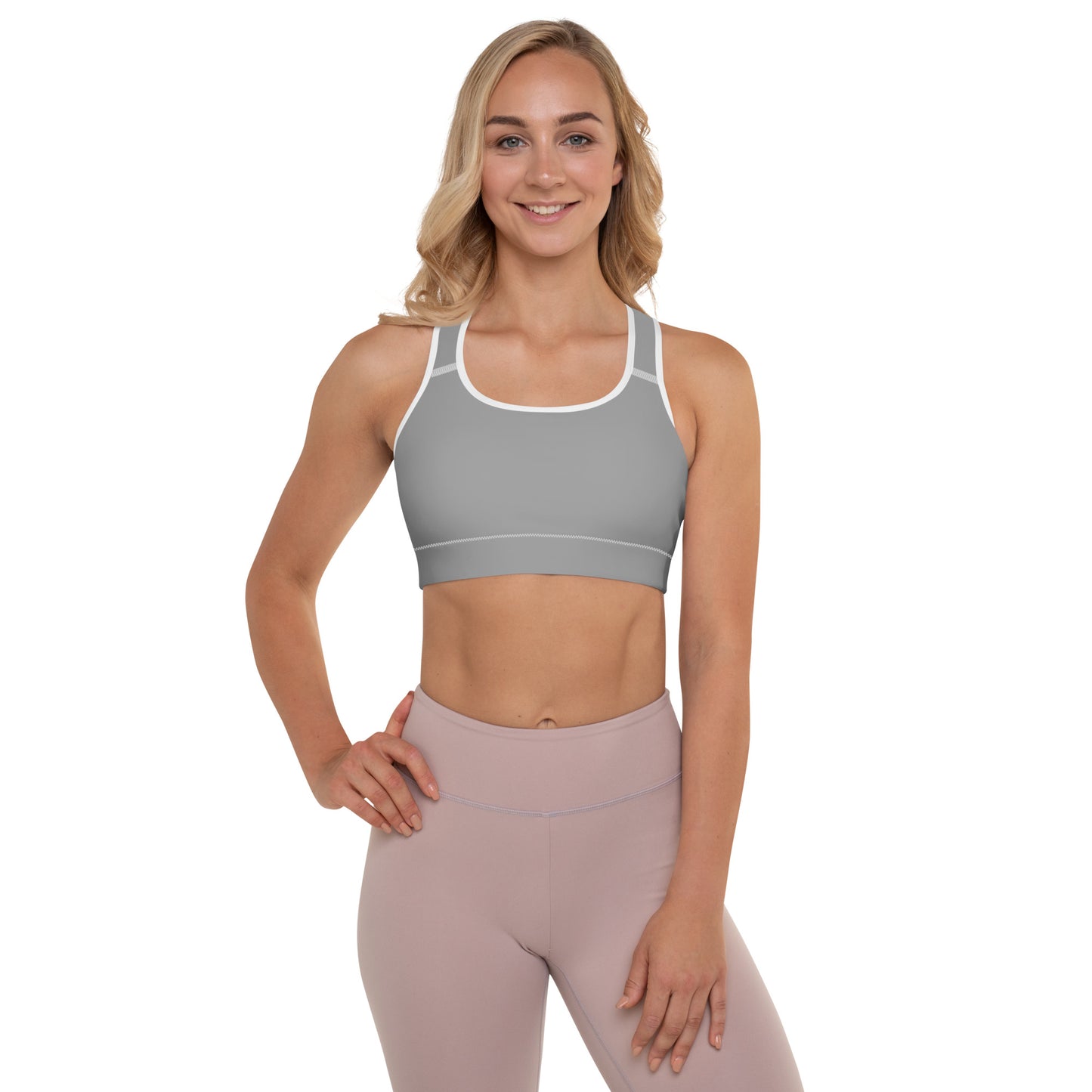 Diamond Smoke Padded Sports Bra