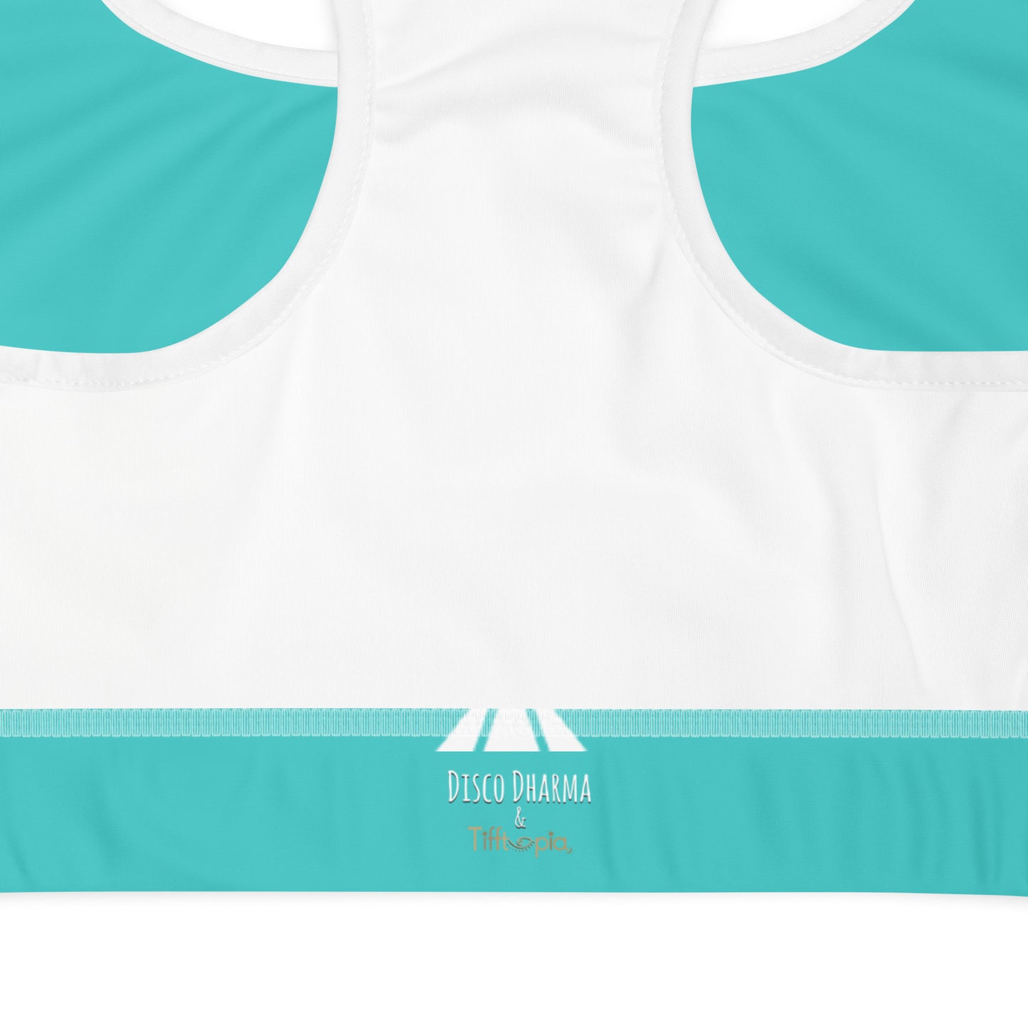 Diamond Aqua Padded Sports Bra