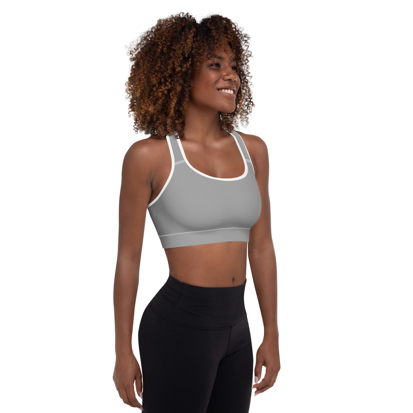 Diamond Smoke Padded Sports Bra