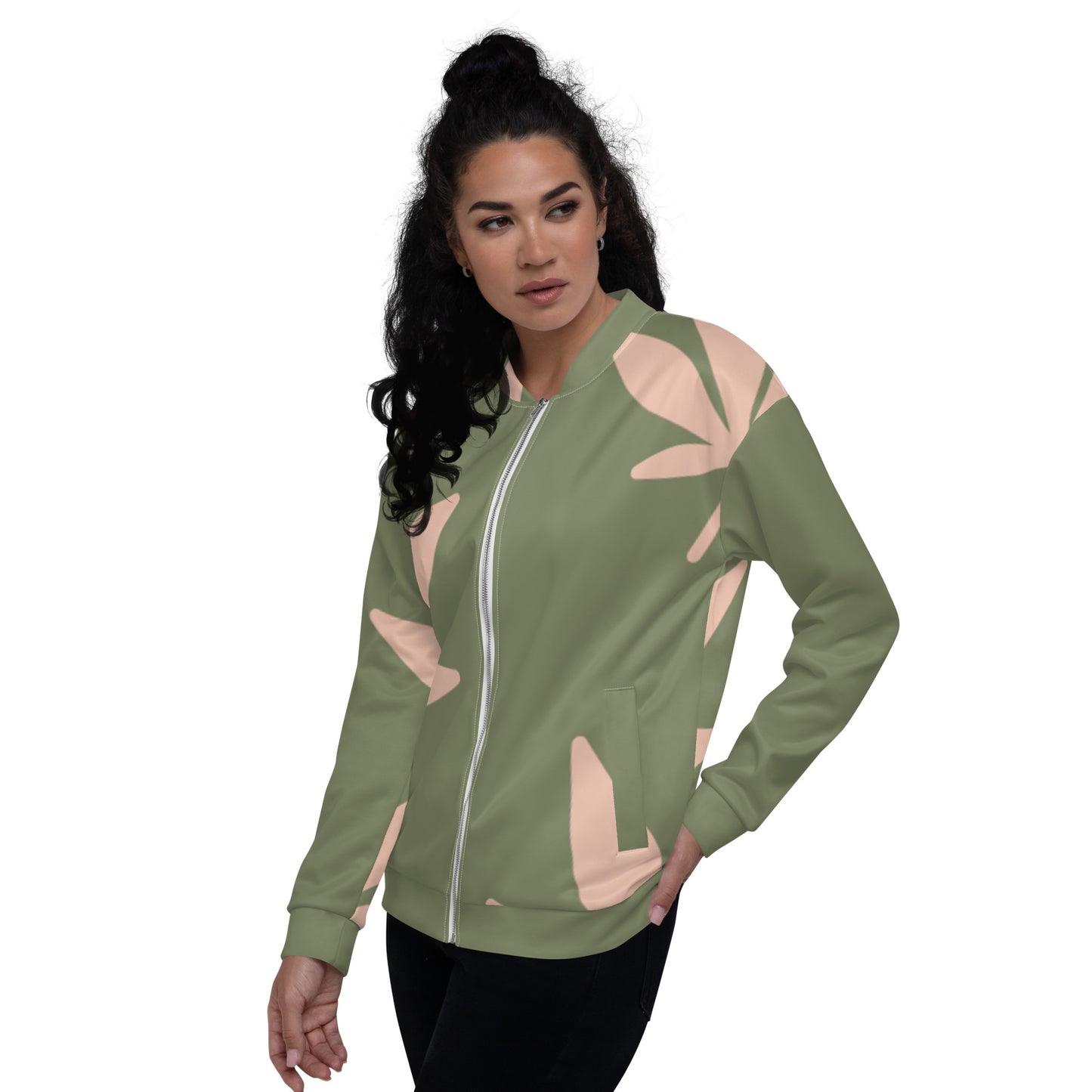 Maya Palm Bomber Jacket