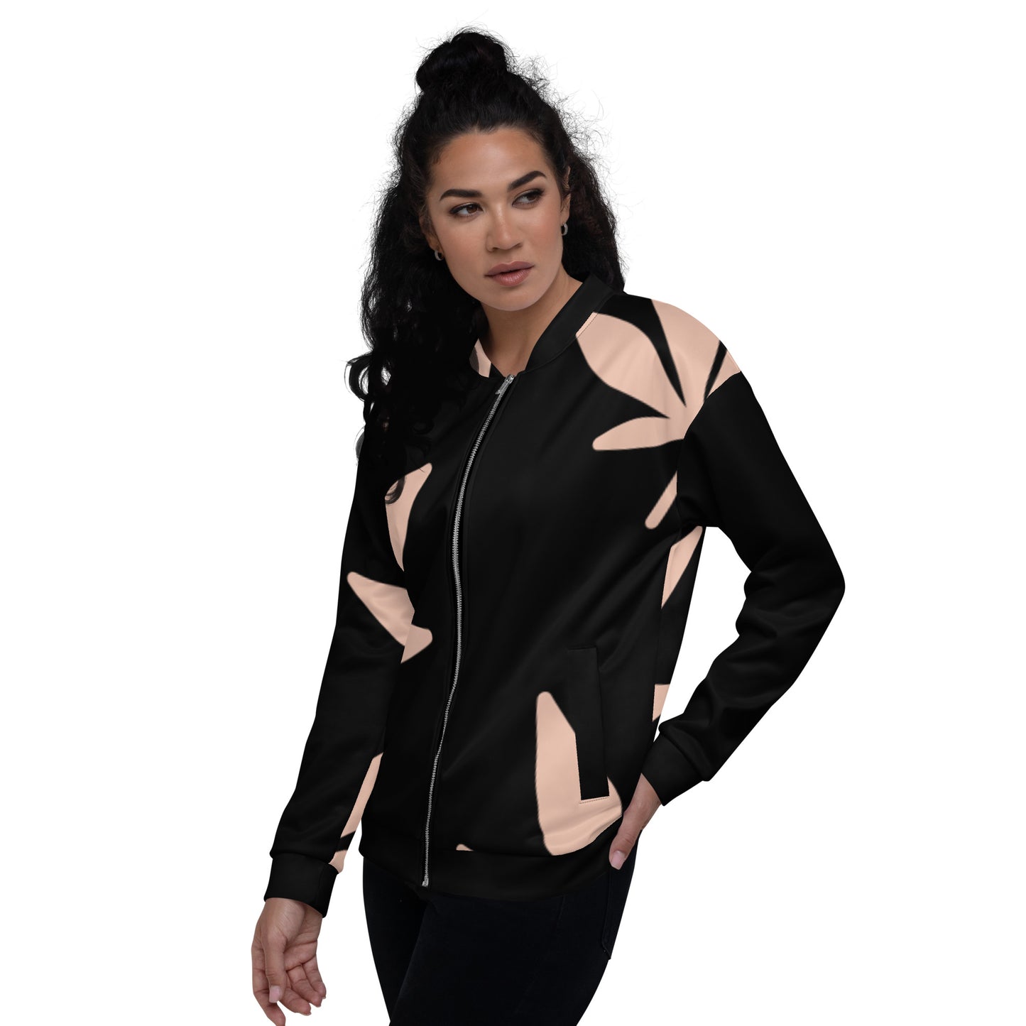Maya Blk Bomber Jacket