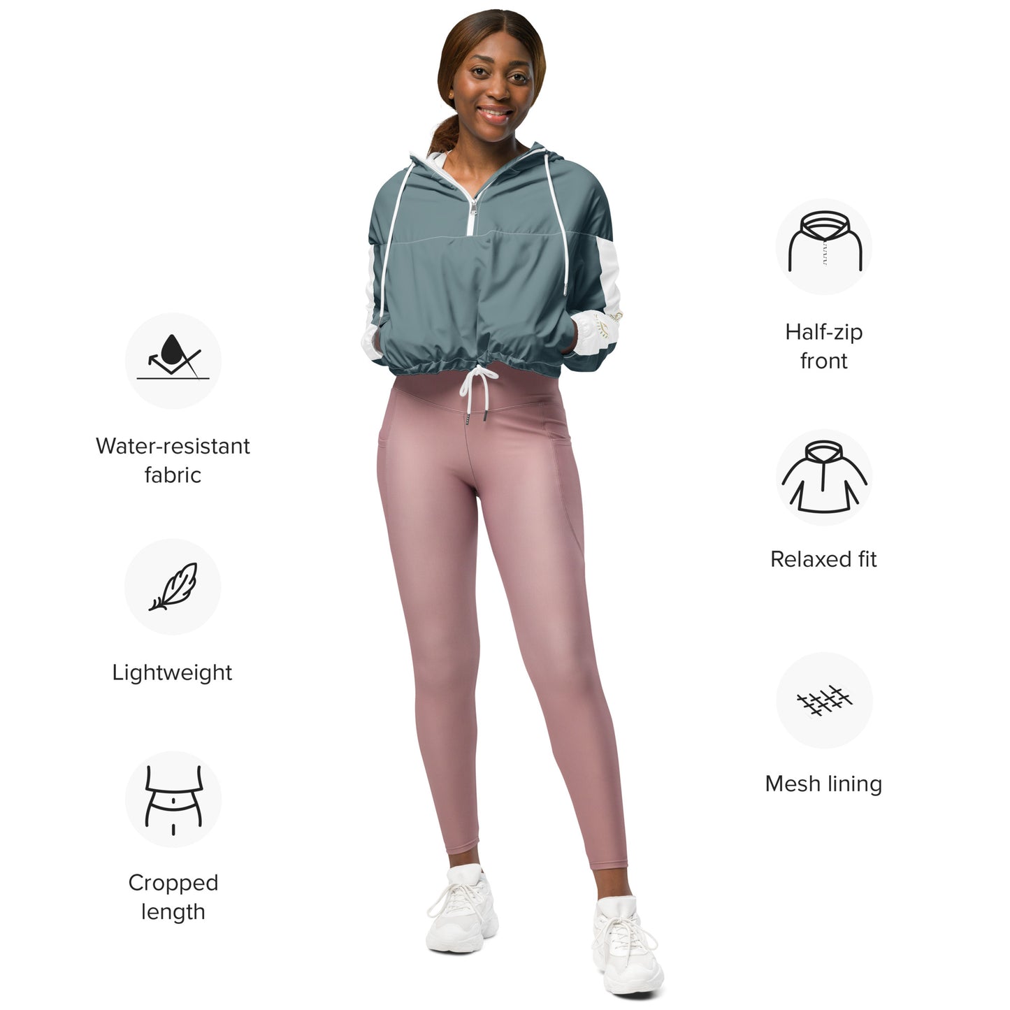 EOP Gothic Women’s cropped windbreaker