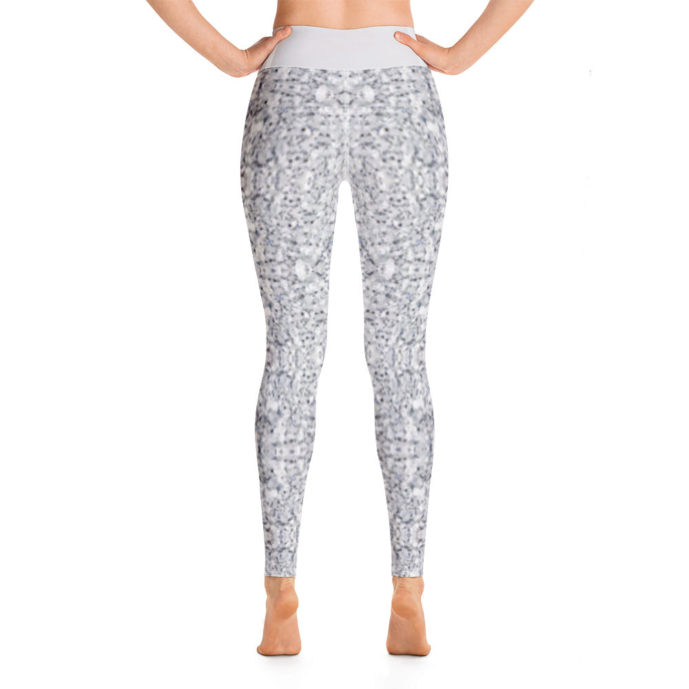 White Diamond Yoga Leggings