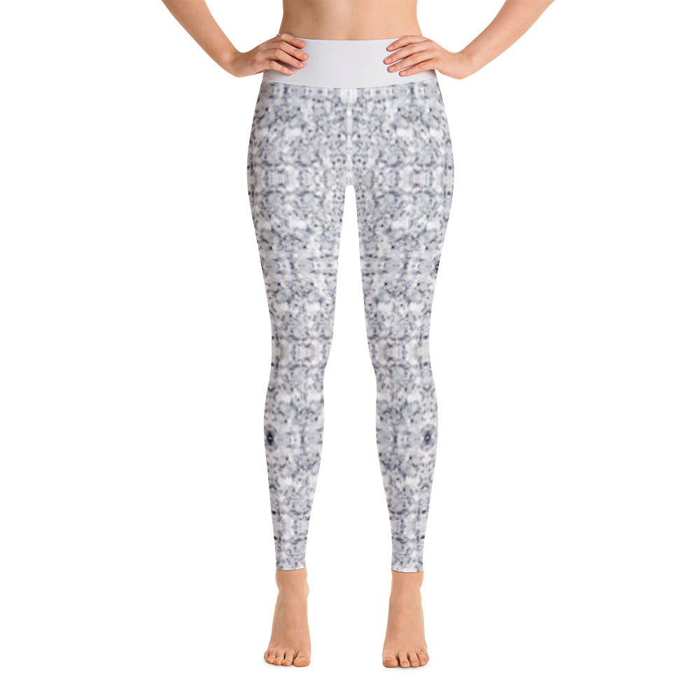 White Diamond Yoga Leggings