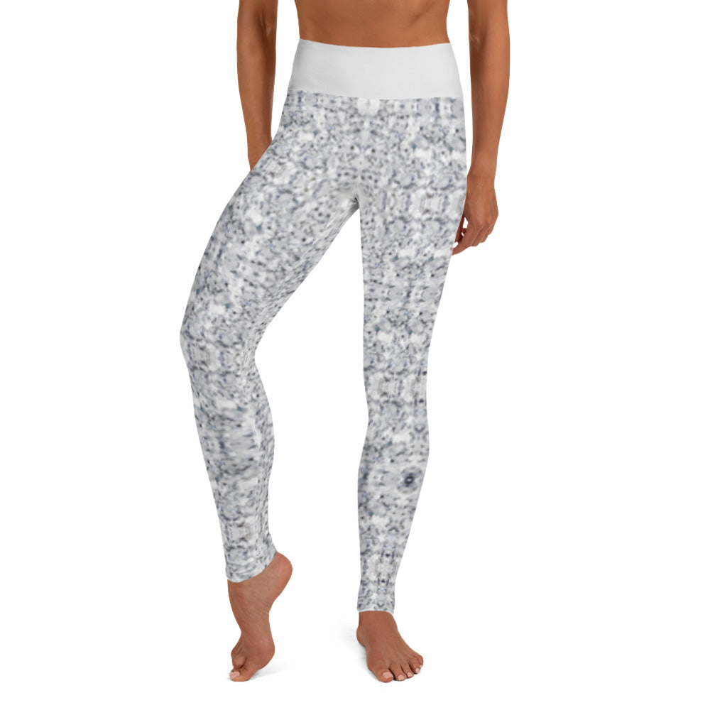 White Diamond Yoga Leggings
