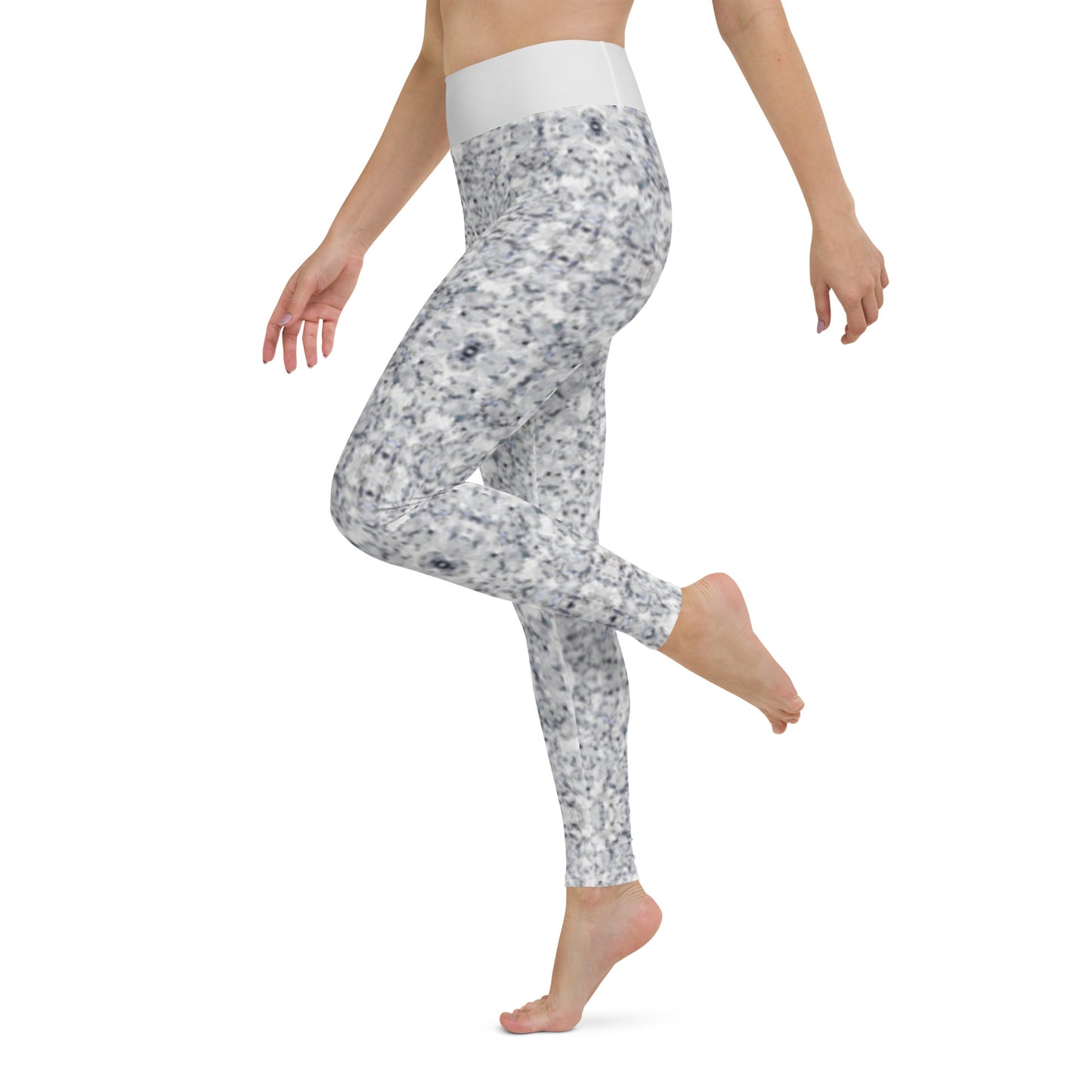 White Diamond Yoga Leggings