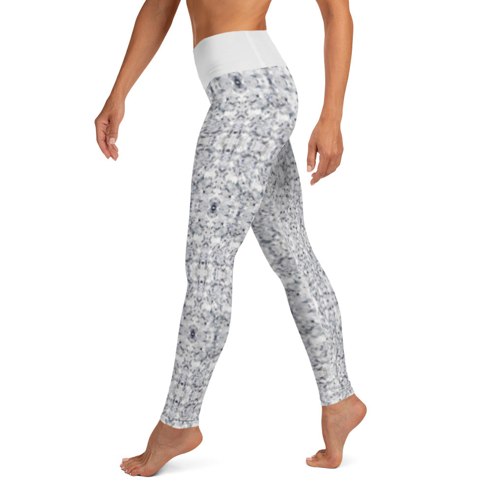 White Diamond Yoga Leggings