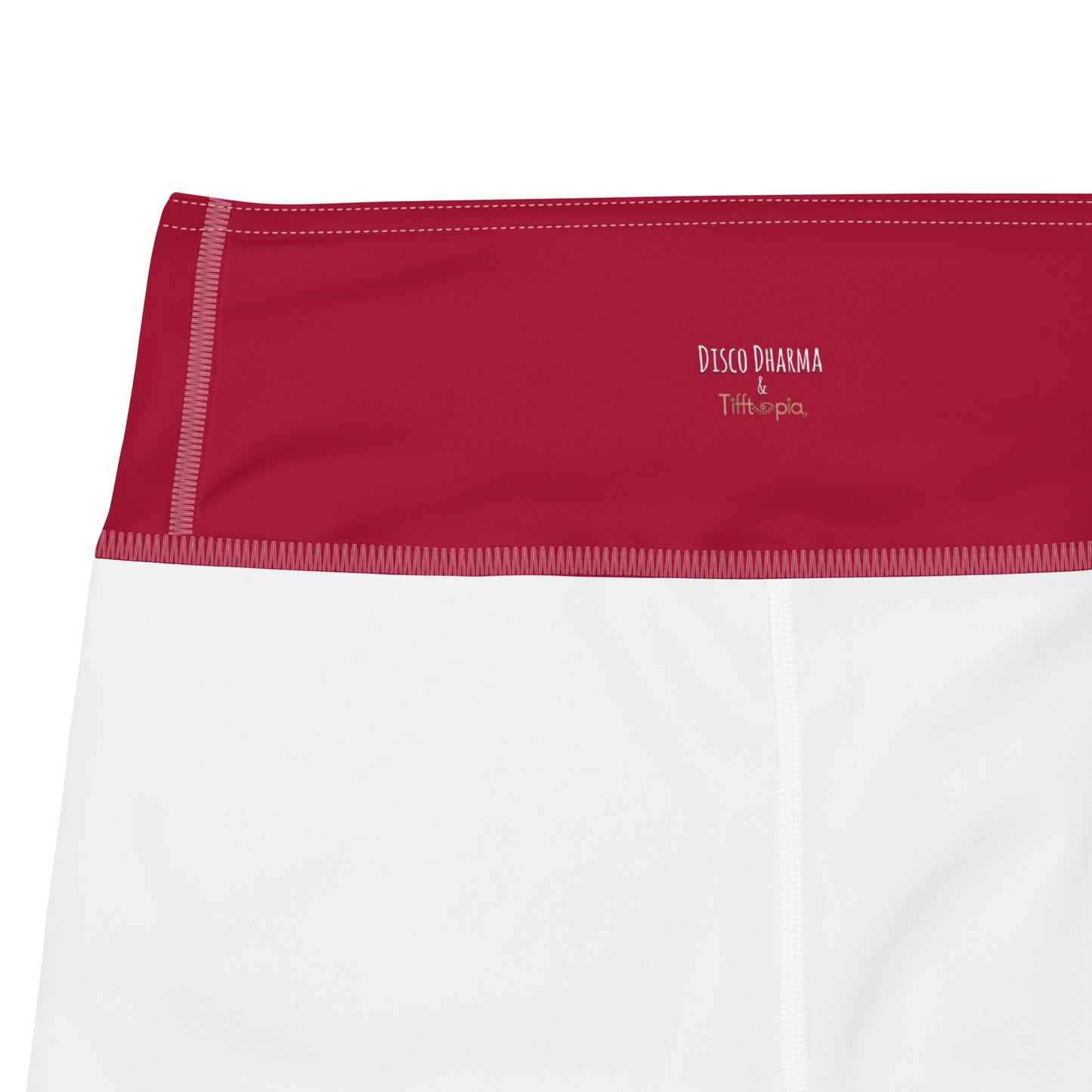 Diamond Red Yoga Leggings