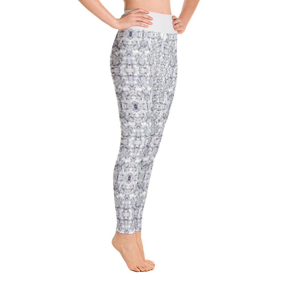 White Diamond Yoga Leggings