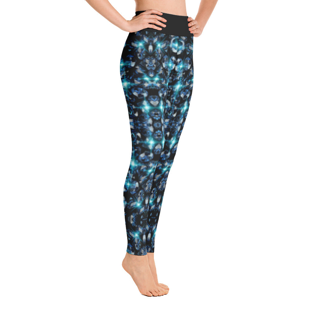 Blue Diamond Yoga Leggings