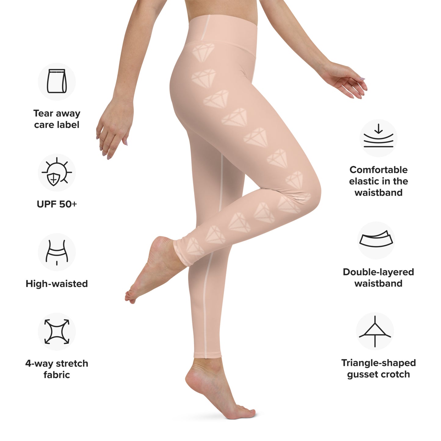 Diamond Sand Yoga Leggings