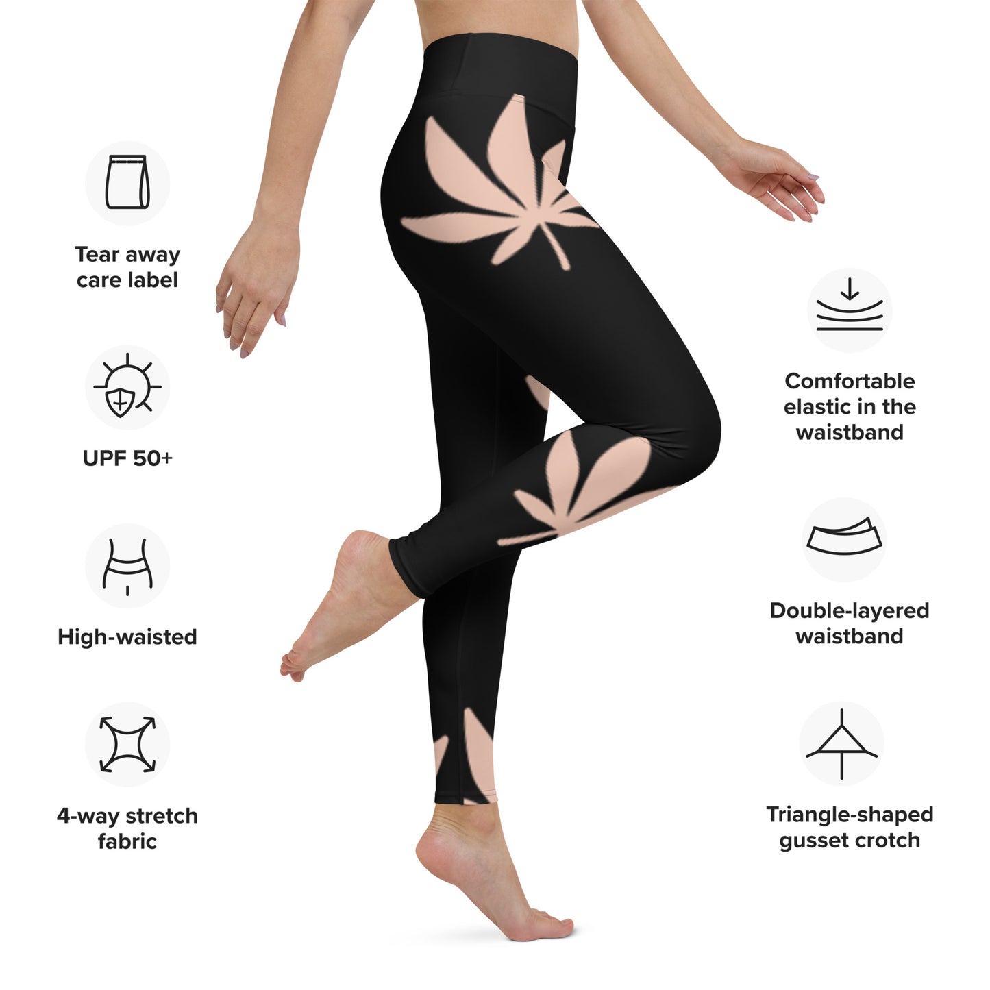 Maya Blk Yoga Leggings