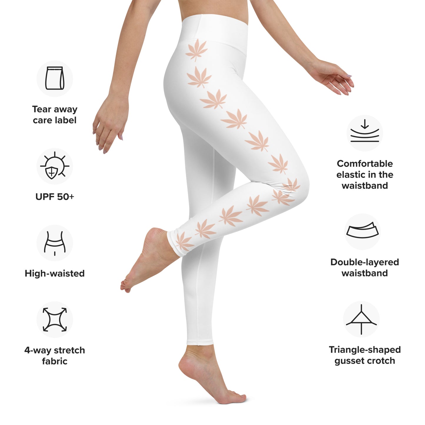 Tulum Wht Yoga Leggings