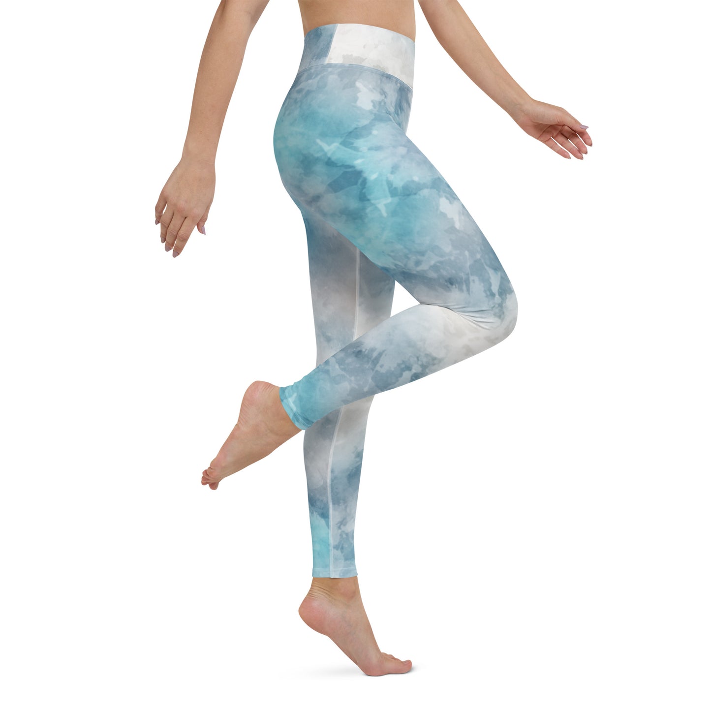 To Dye For Sky Yoga Leggings