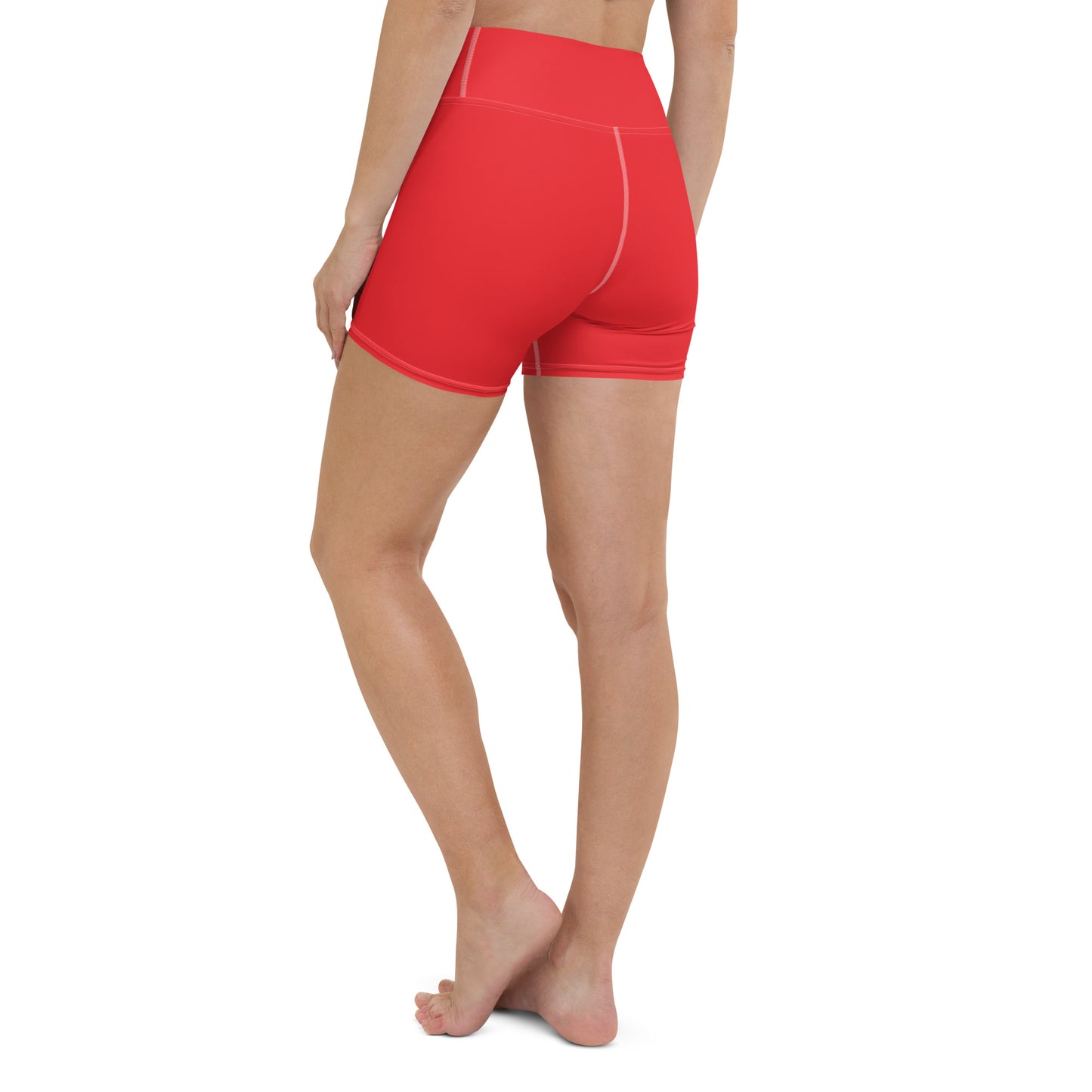 Red Yoga Shorts