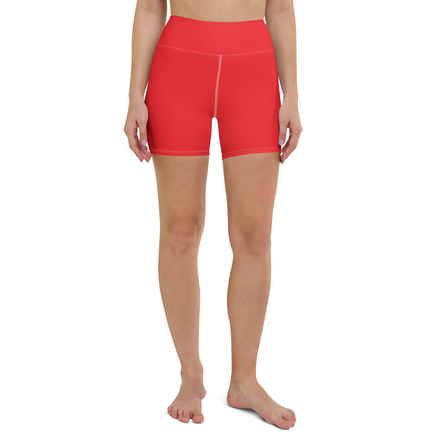 Red Yoga Shorts
