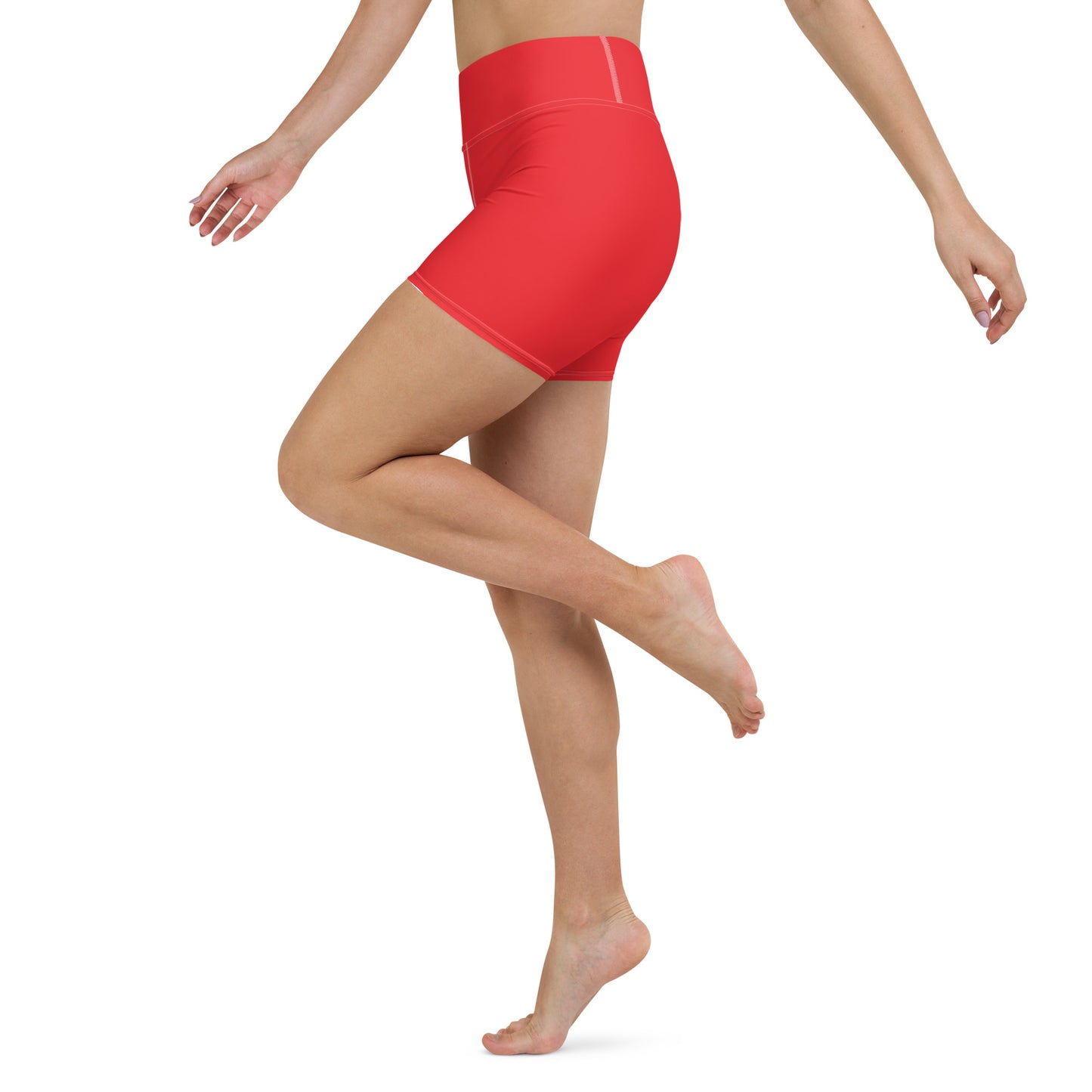 Red Yoga Shorts