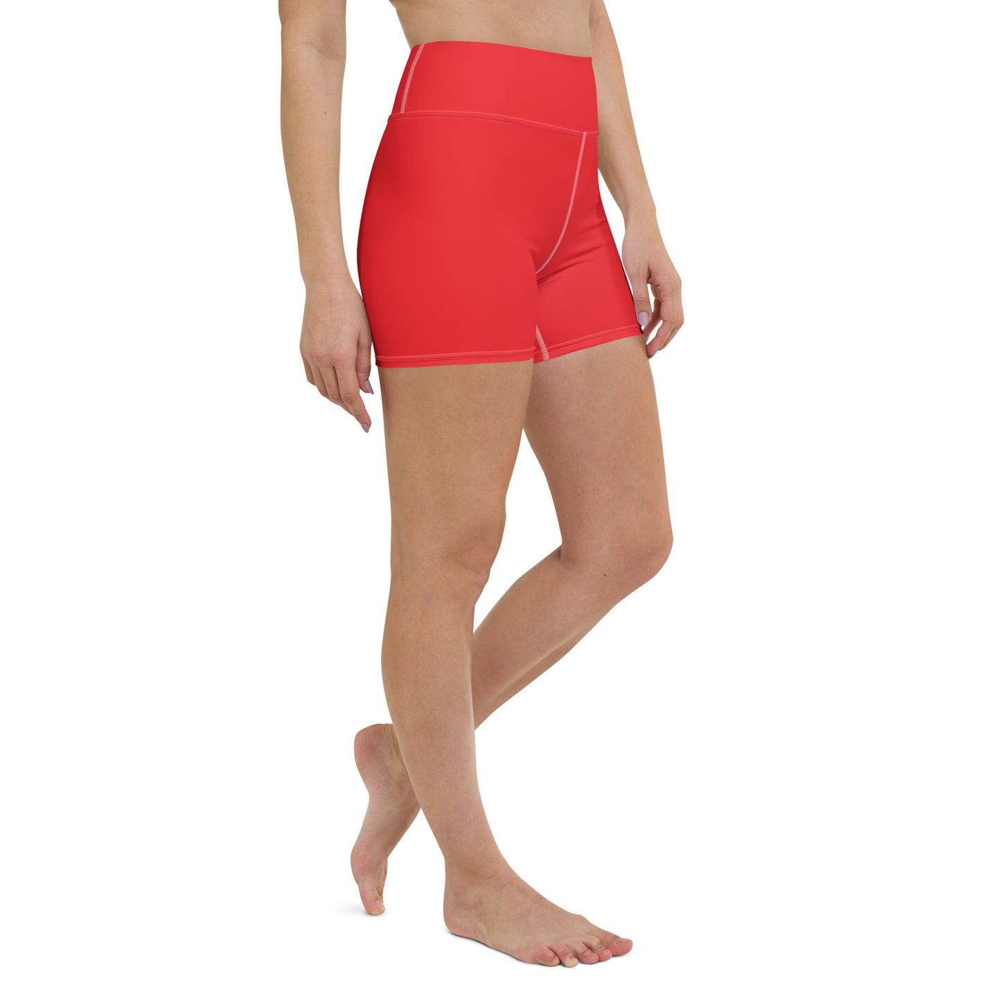 Red Yoga Shorts